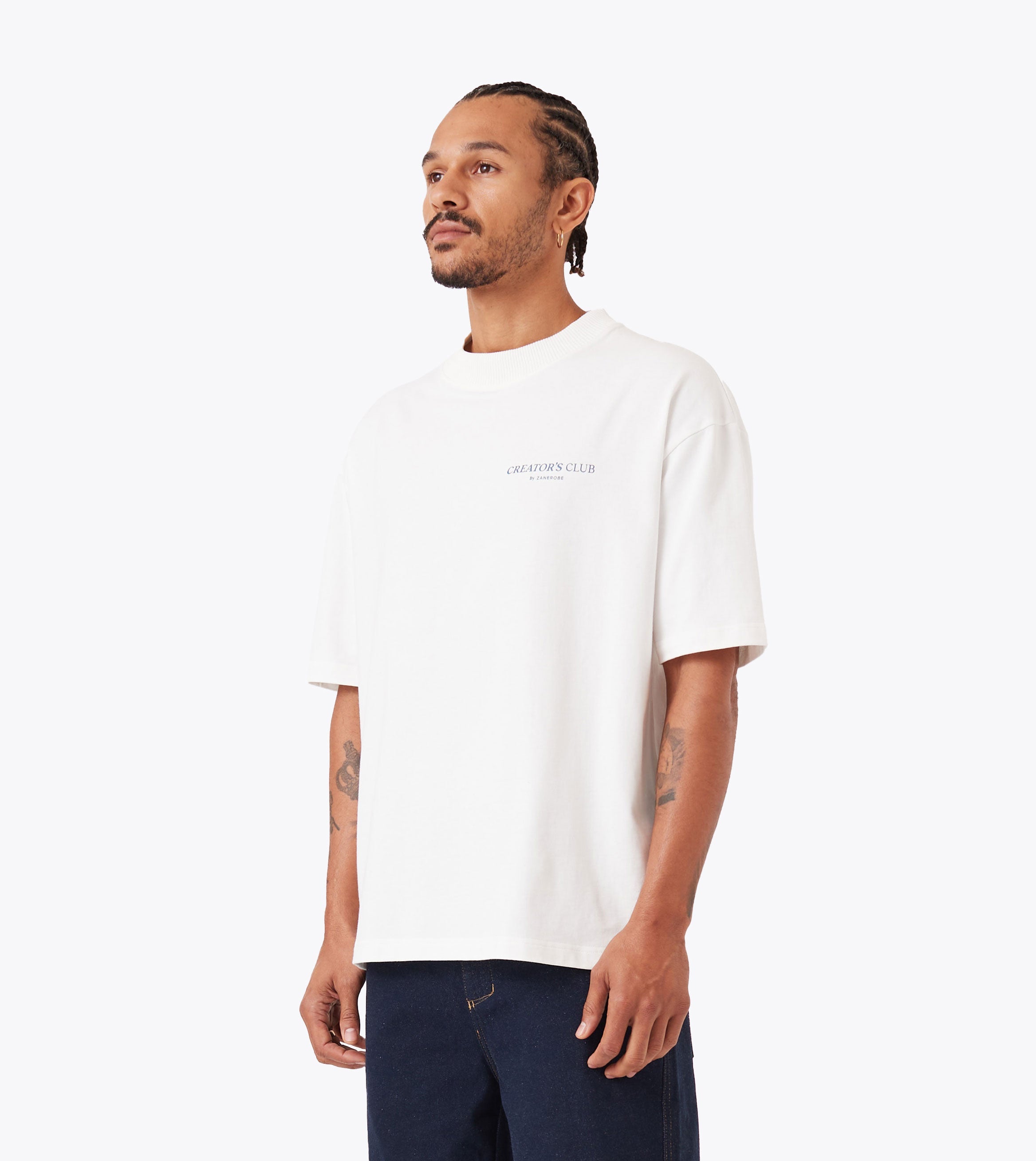 Creators Club Lounge Tee Vintage White