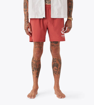 Crest Balmoral Beach Short Cherry