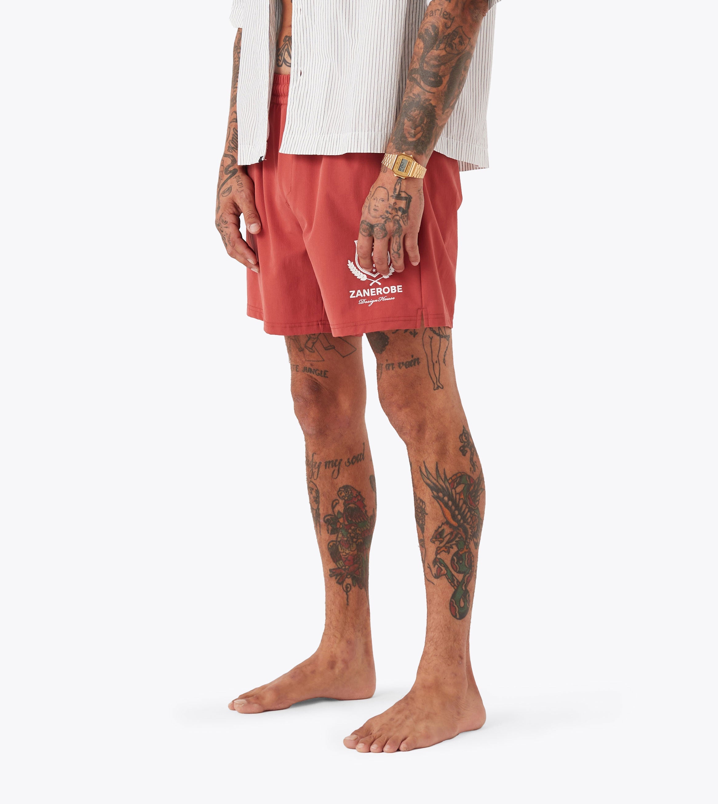 Crest Balmoral Beach Short Cherry