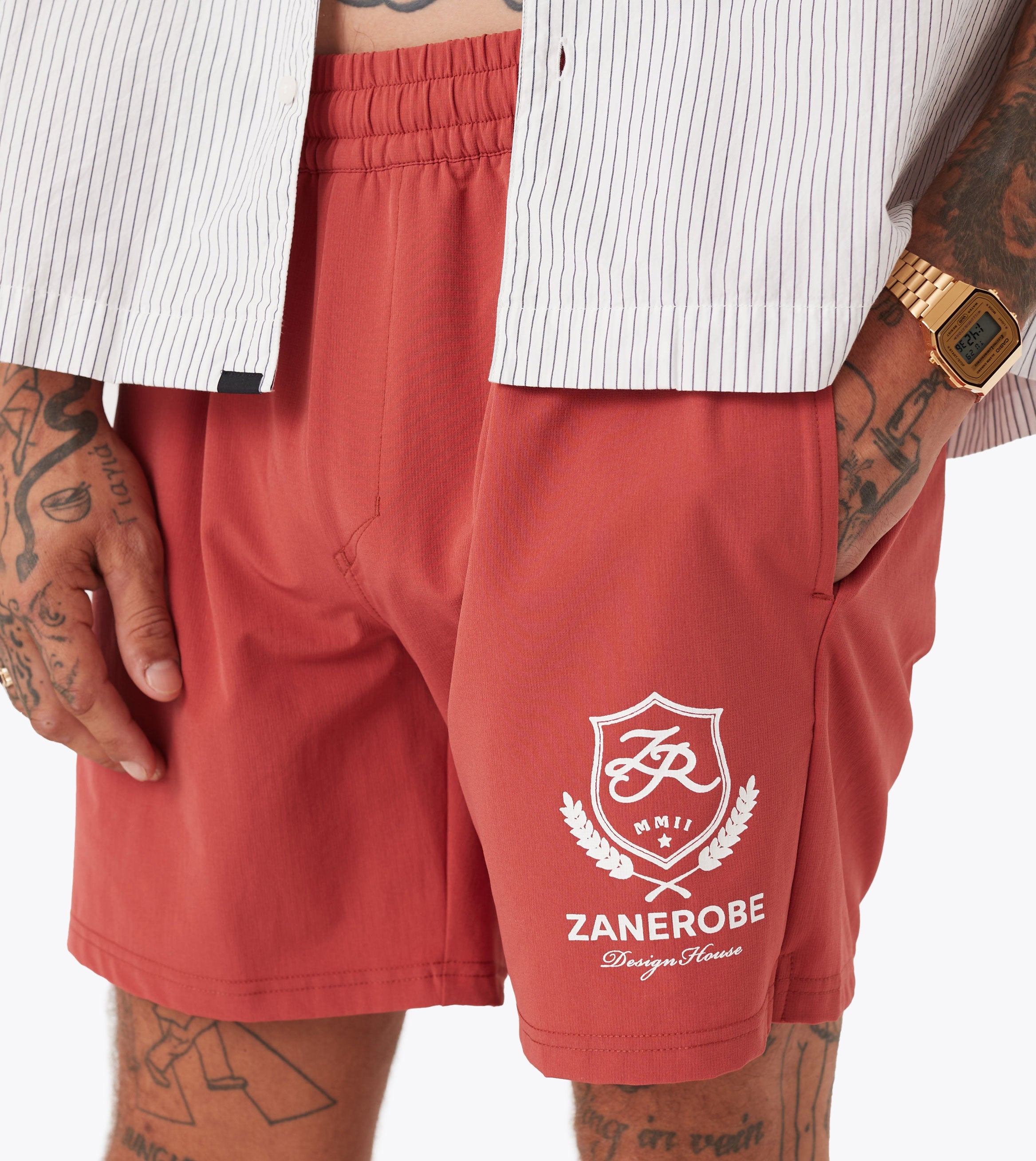 Crest Balmoral Beach Short Cherry