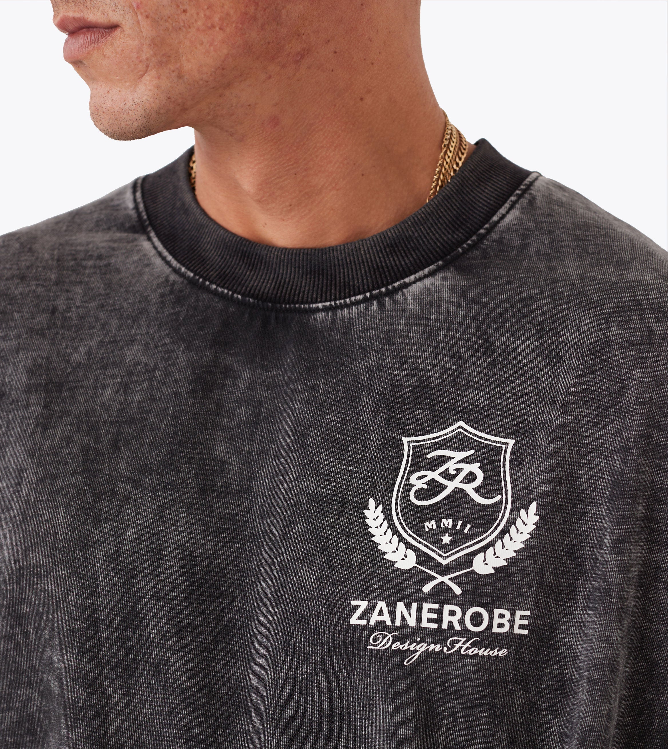 Crest Flow Tee GD Ash Grey