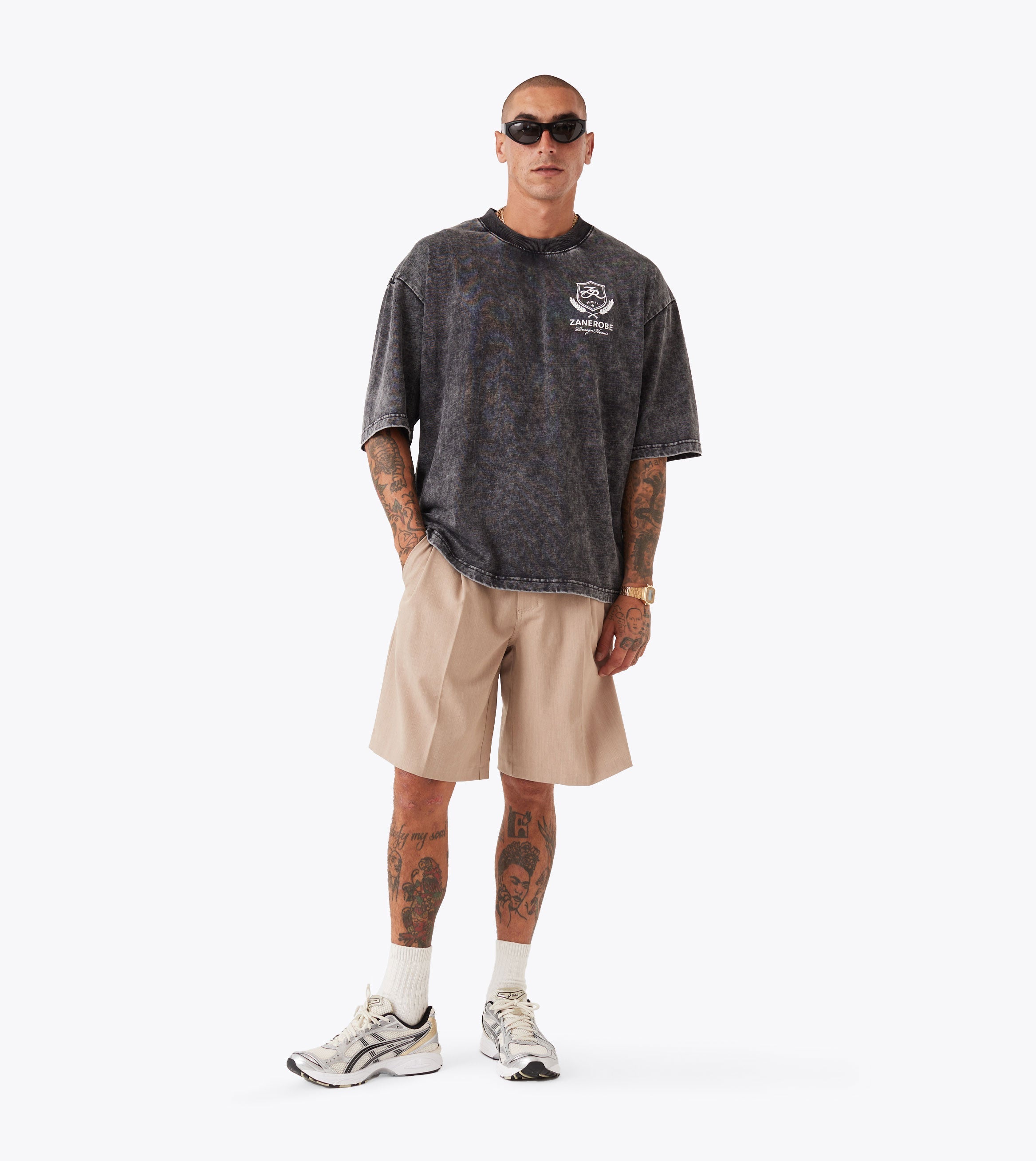 Crest Flow Tee GD Ash Grey