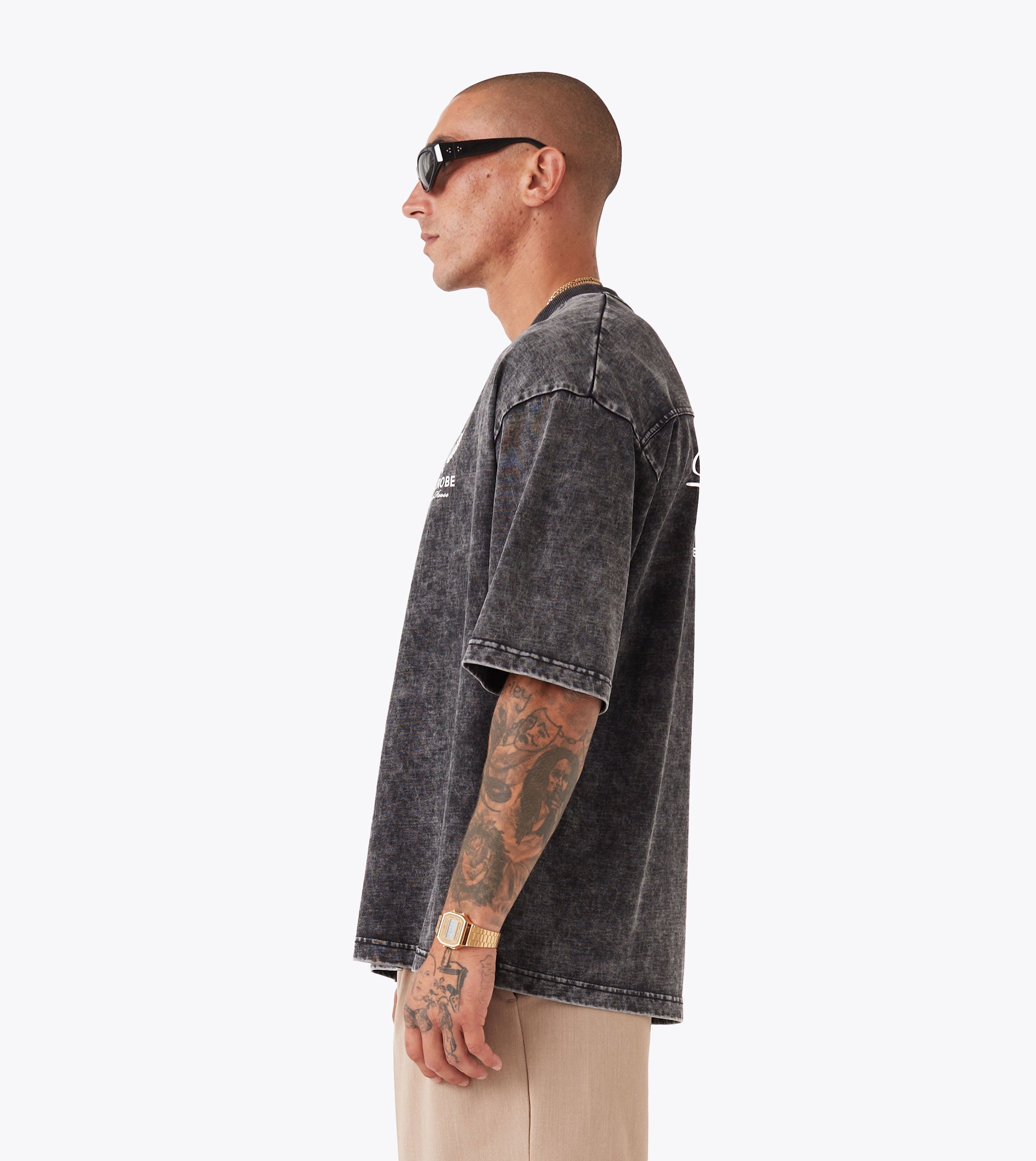 Crest Flow Tee GD Ash Grey