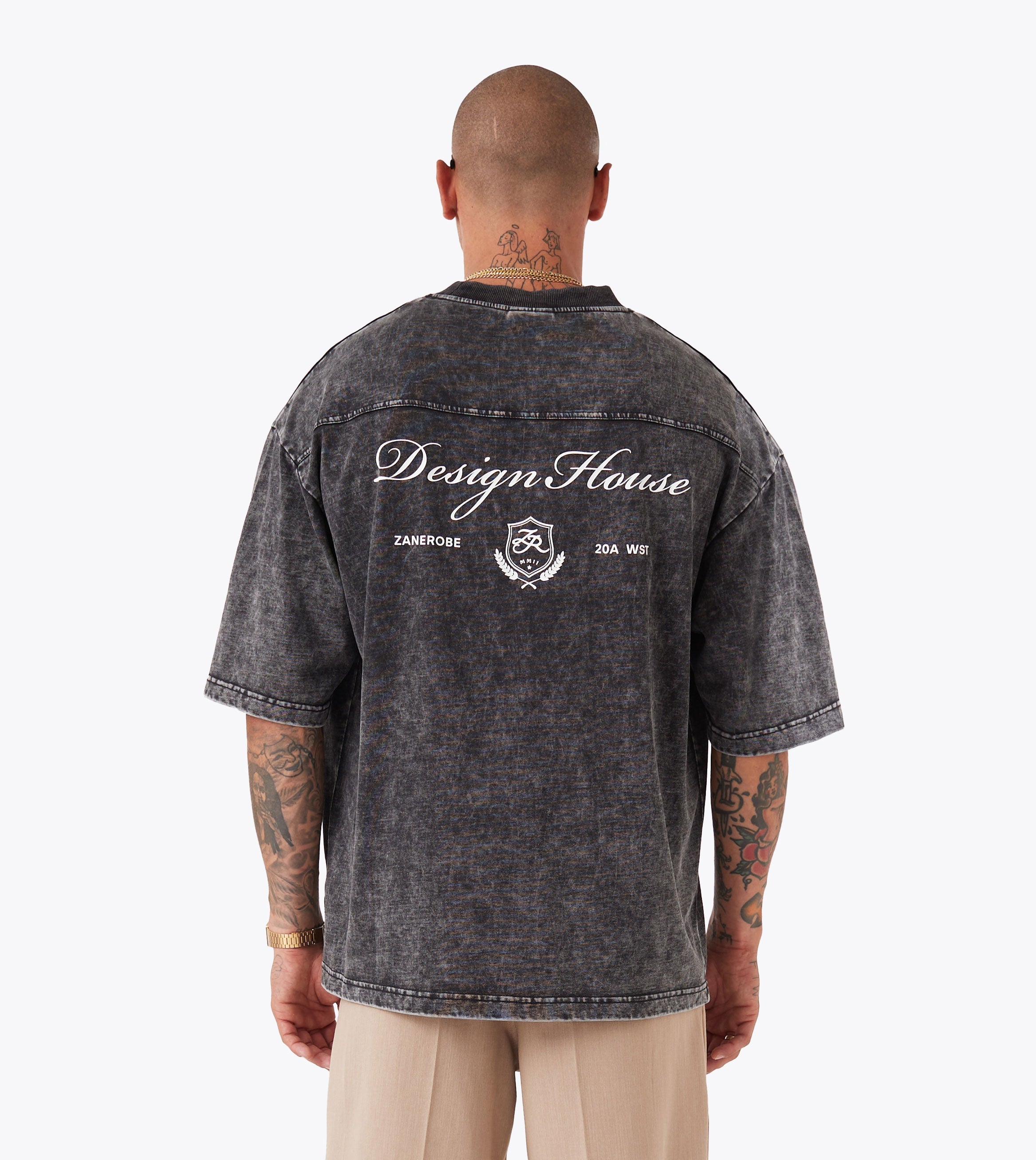 Crest Flow Tee GD Ash Grey