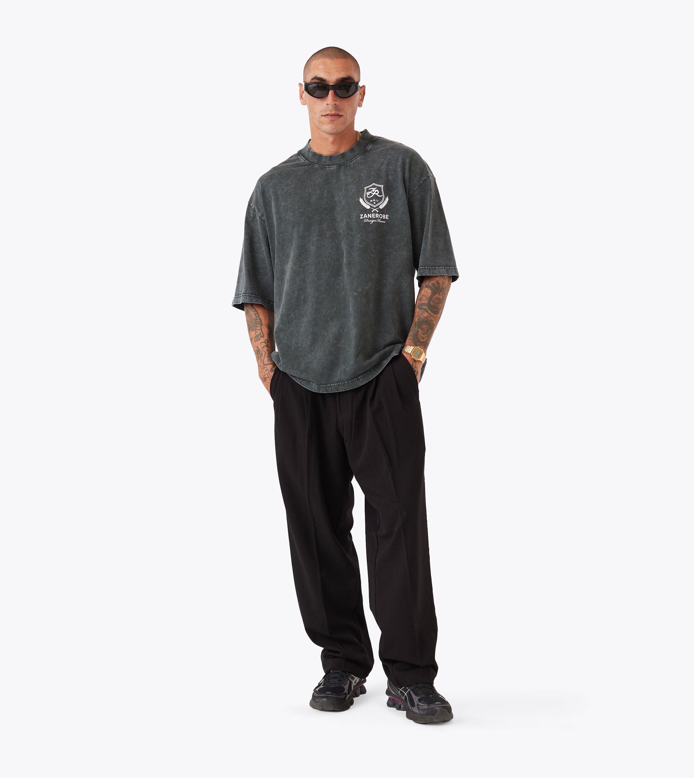 Crest Flow Tee GD Forest