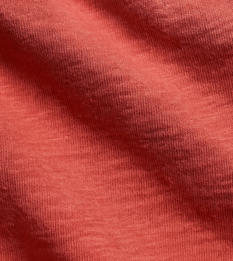 Crest Slub Flow Tee Cherry