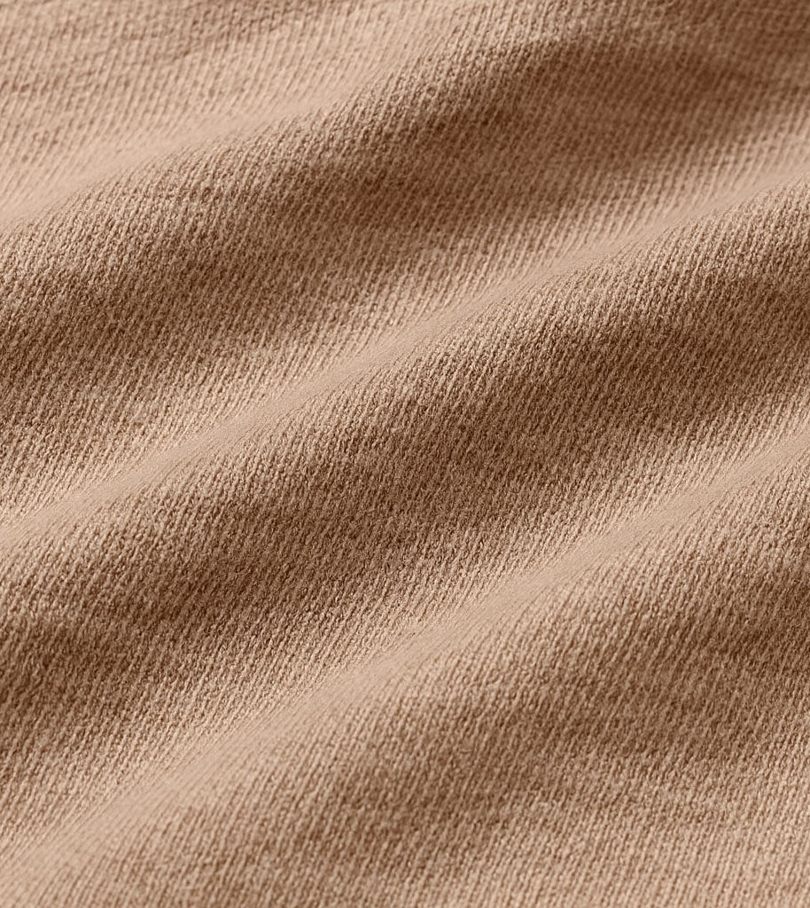 Cropped Slub Flow Tee Coffee