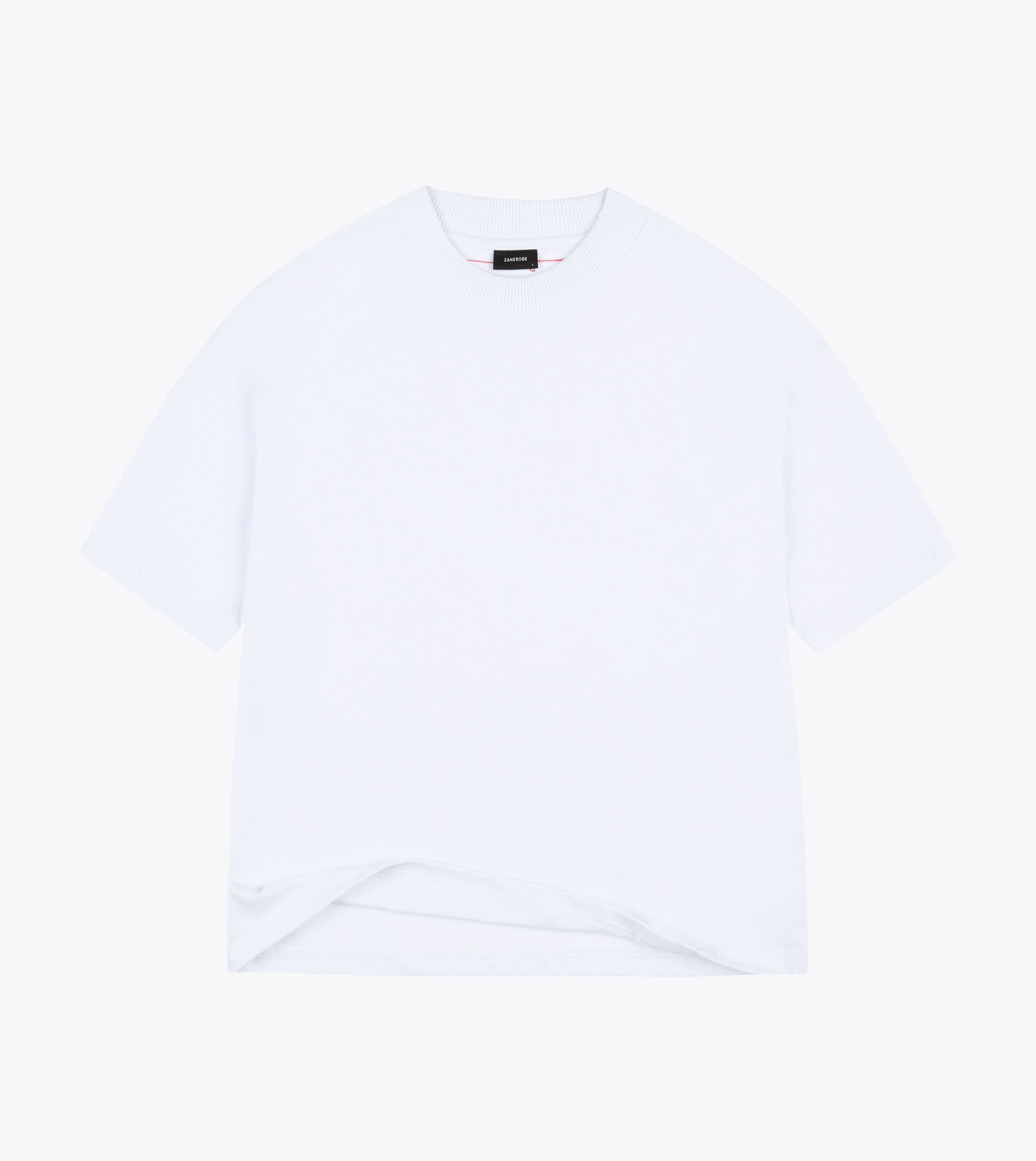 Cropped Lounge Tee White