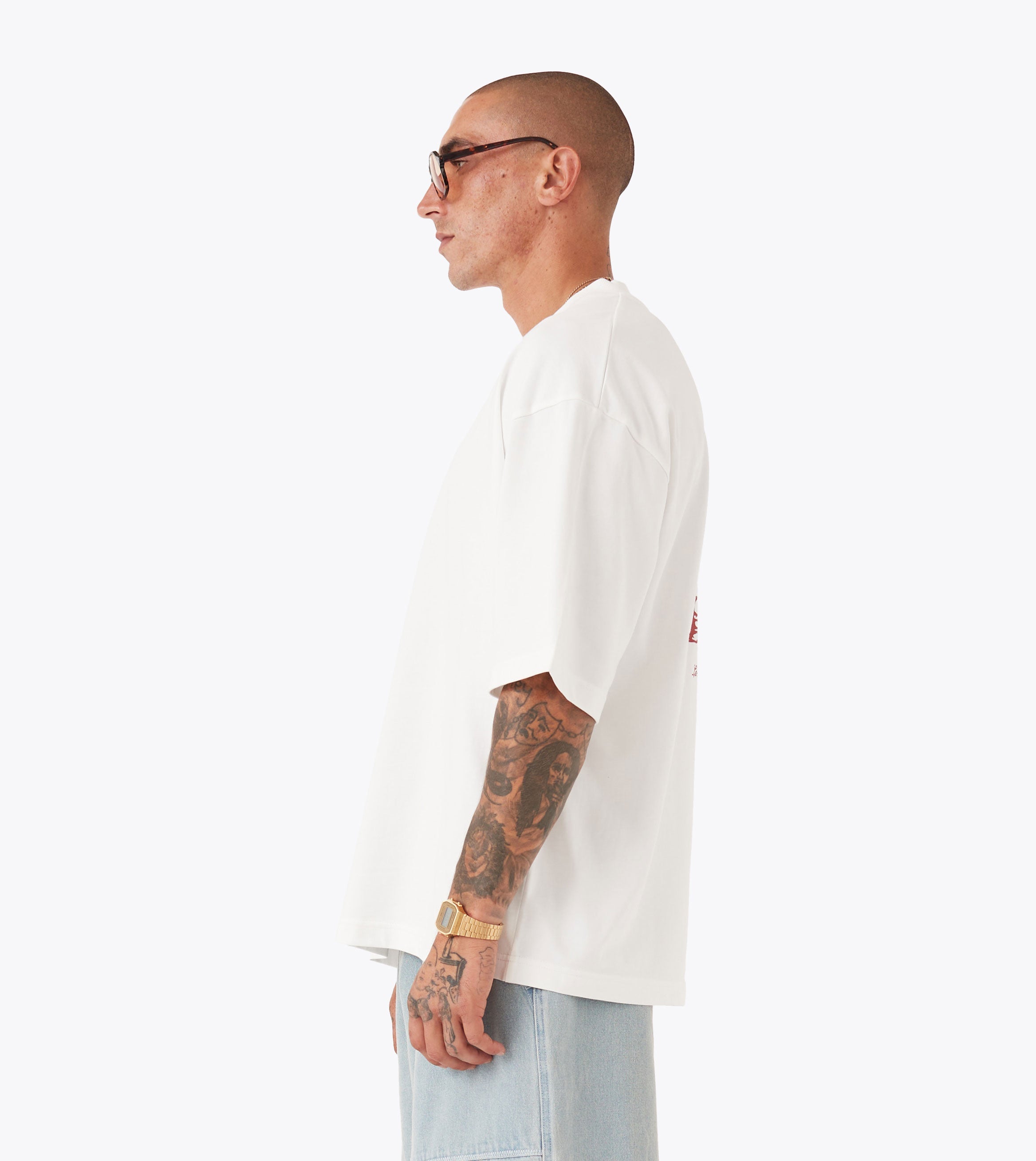 Cupids Corridor Flow Tee Vintage White