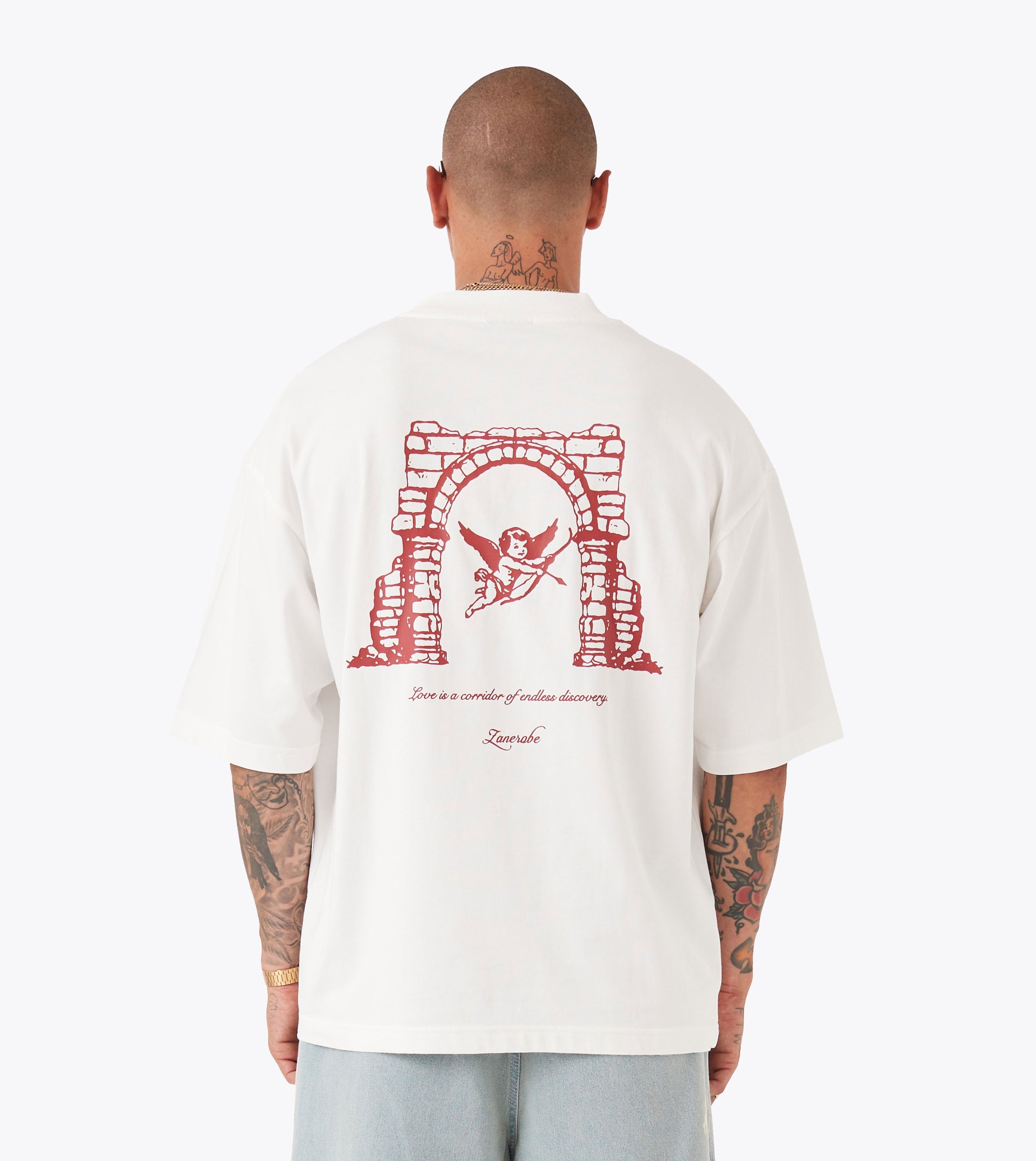Cupids Corridor Flow Tee Vintage White