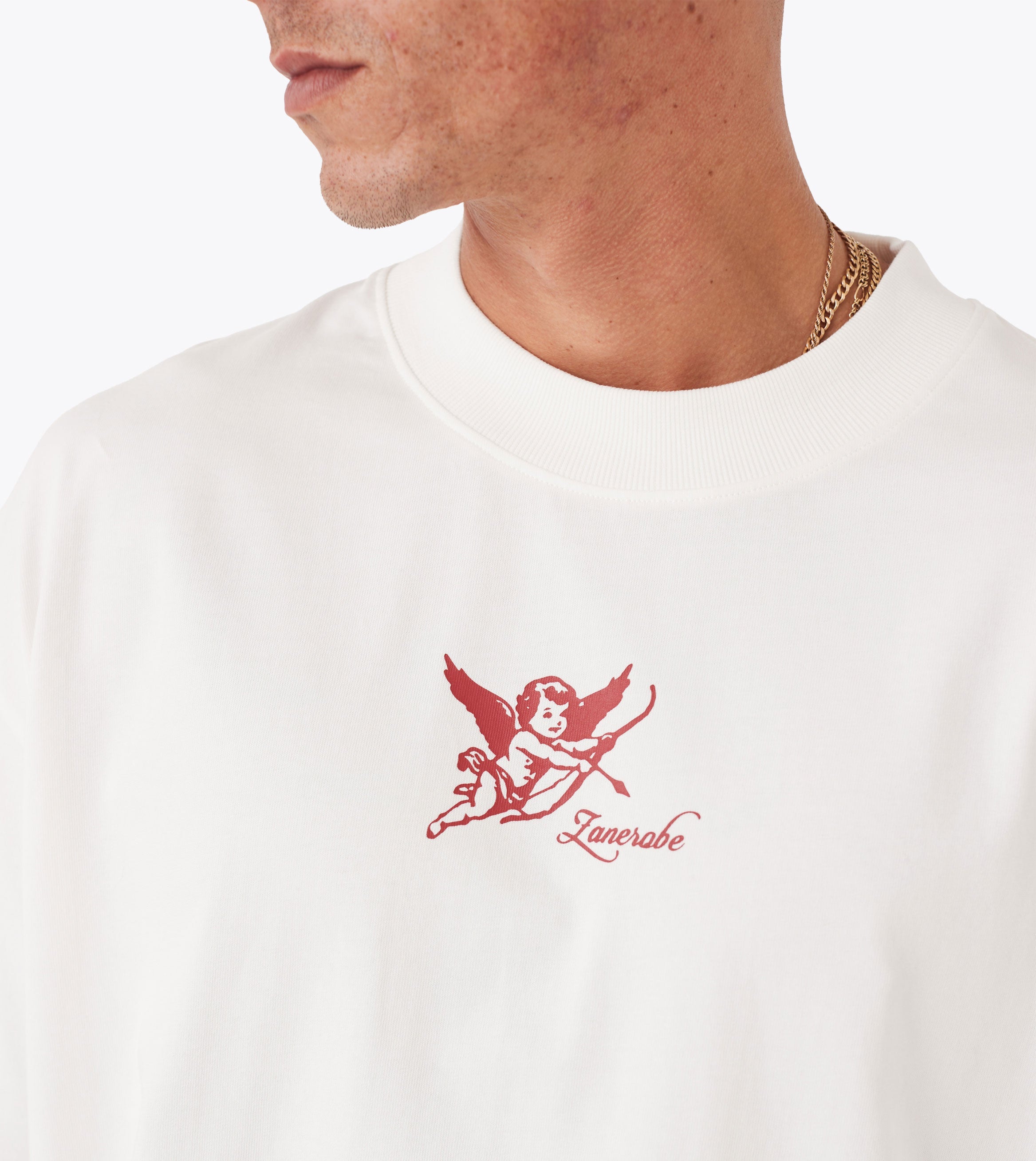 Cupids Corridor Flow Tee Vintage White