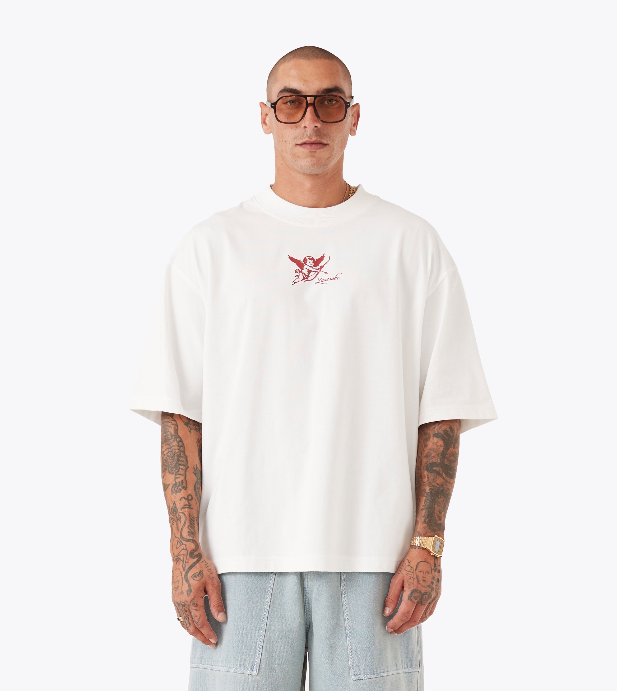 Cupids Corridor Flow Tee Vintage White