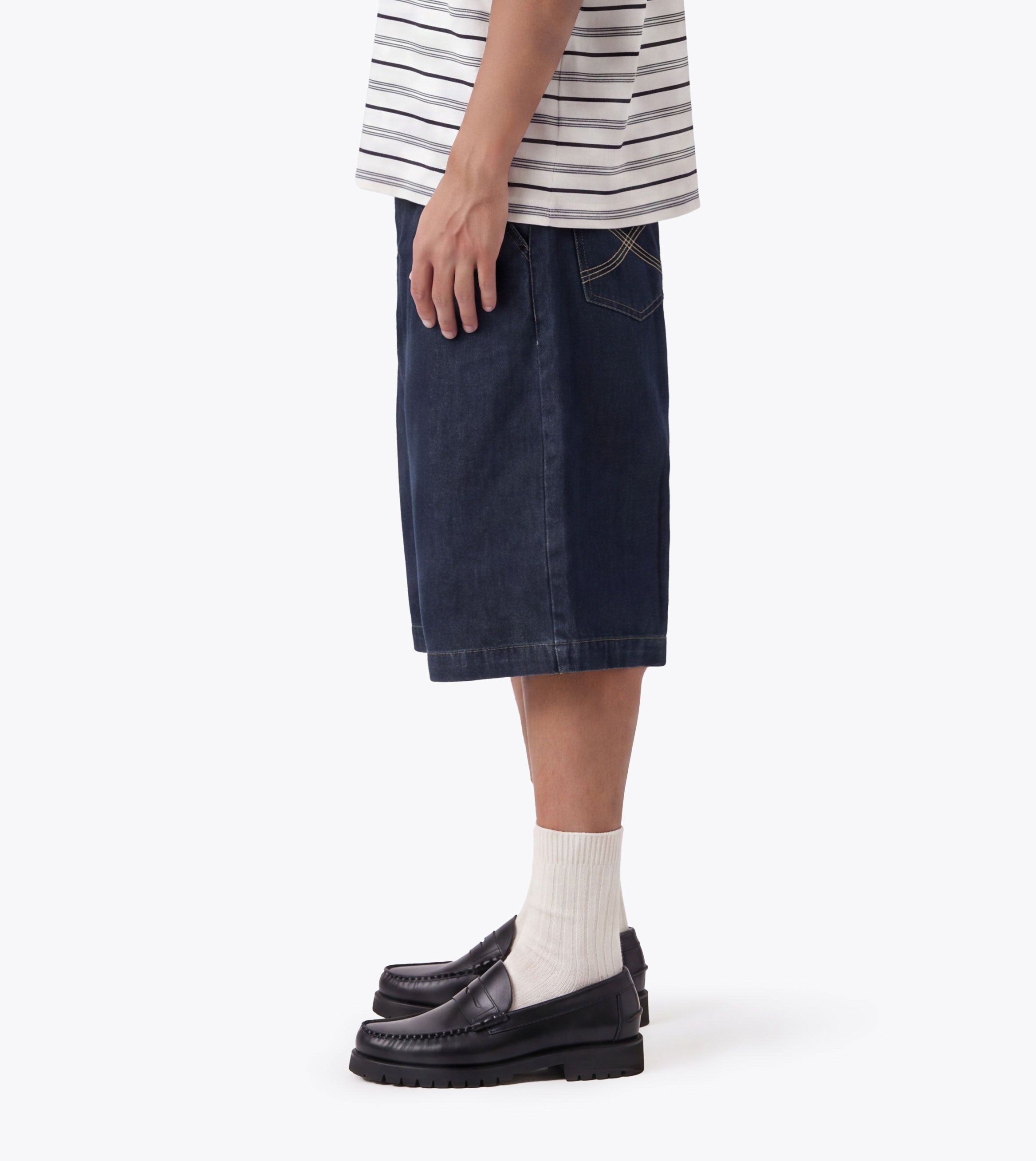 Denim Mega Short Raw Indigo