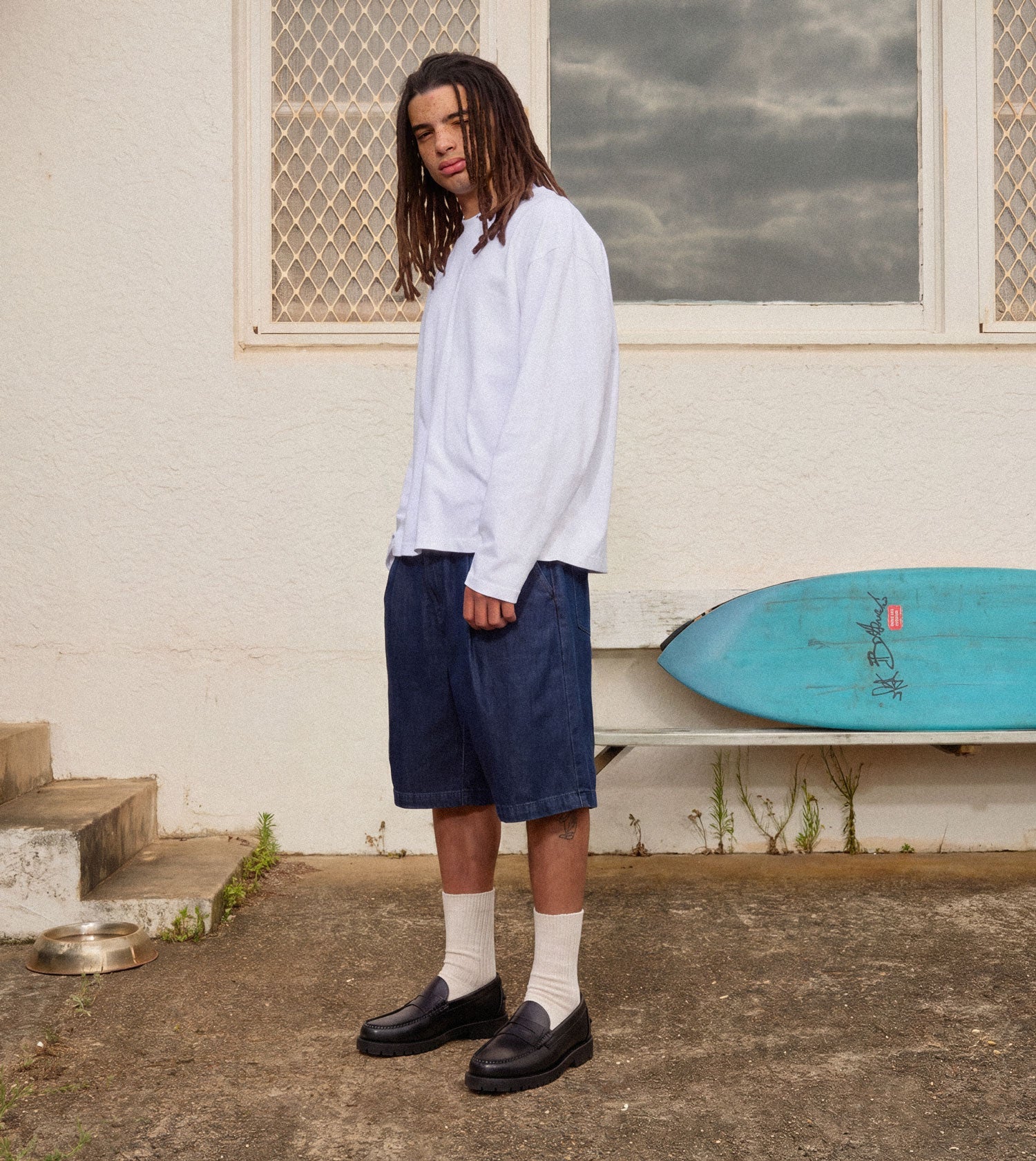 Denim Mega Short Raw Indigo - Coming Soon