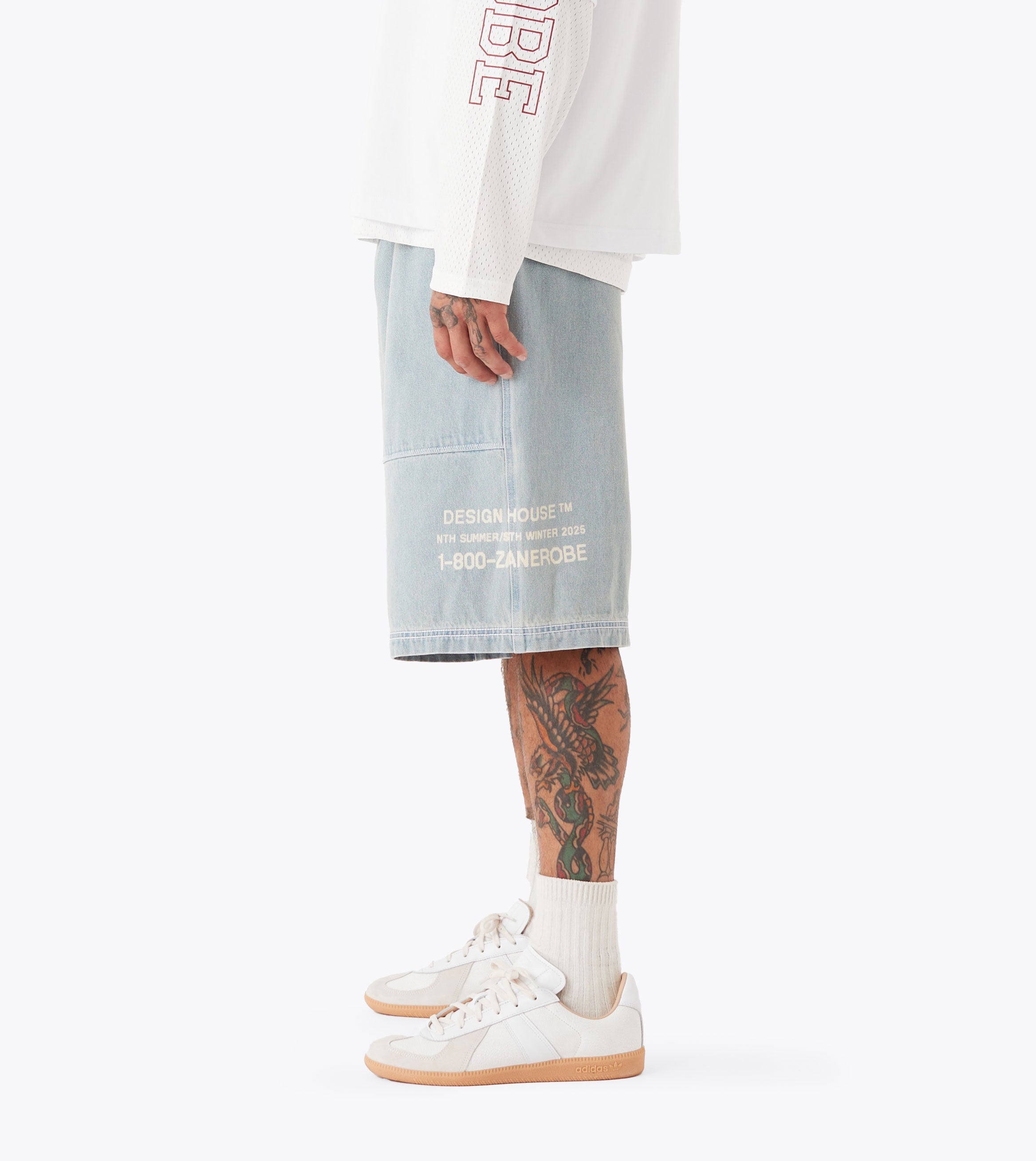 Design House Denim Short LT Blue