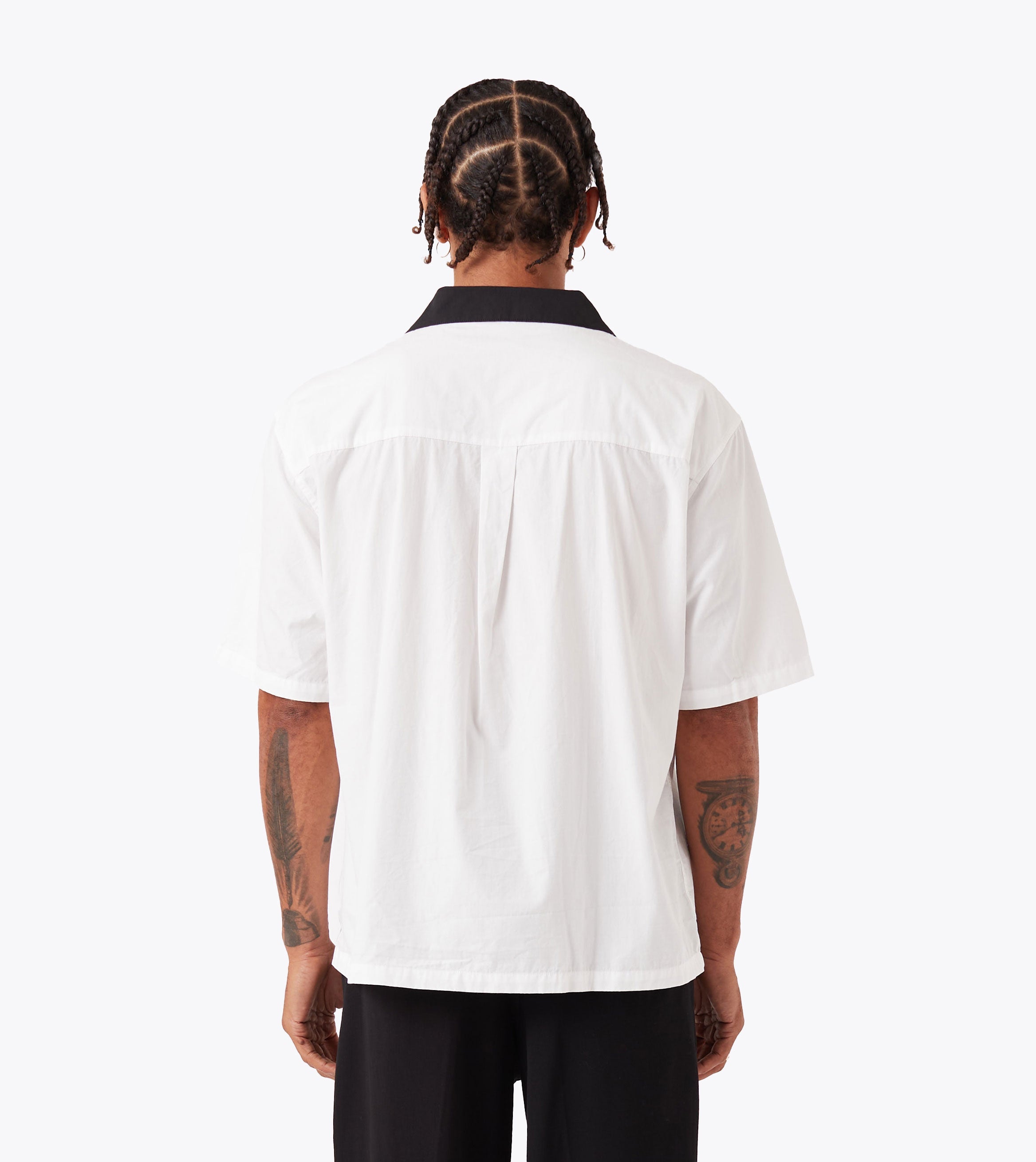 Design House SS Shirt White/Black
