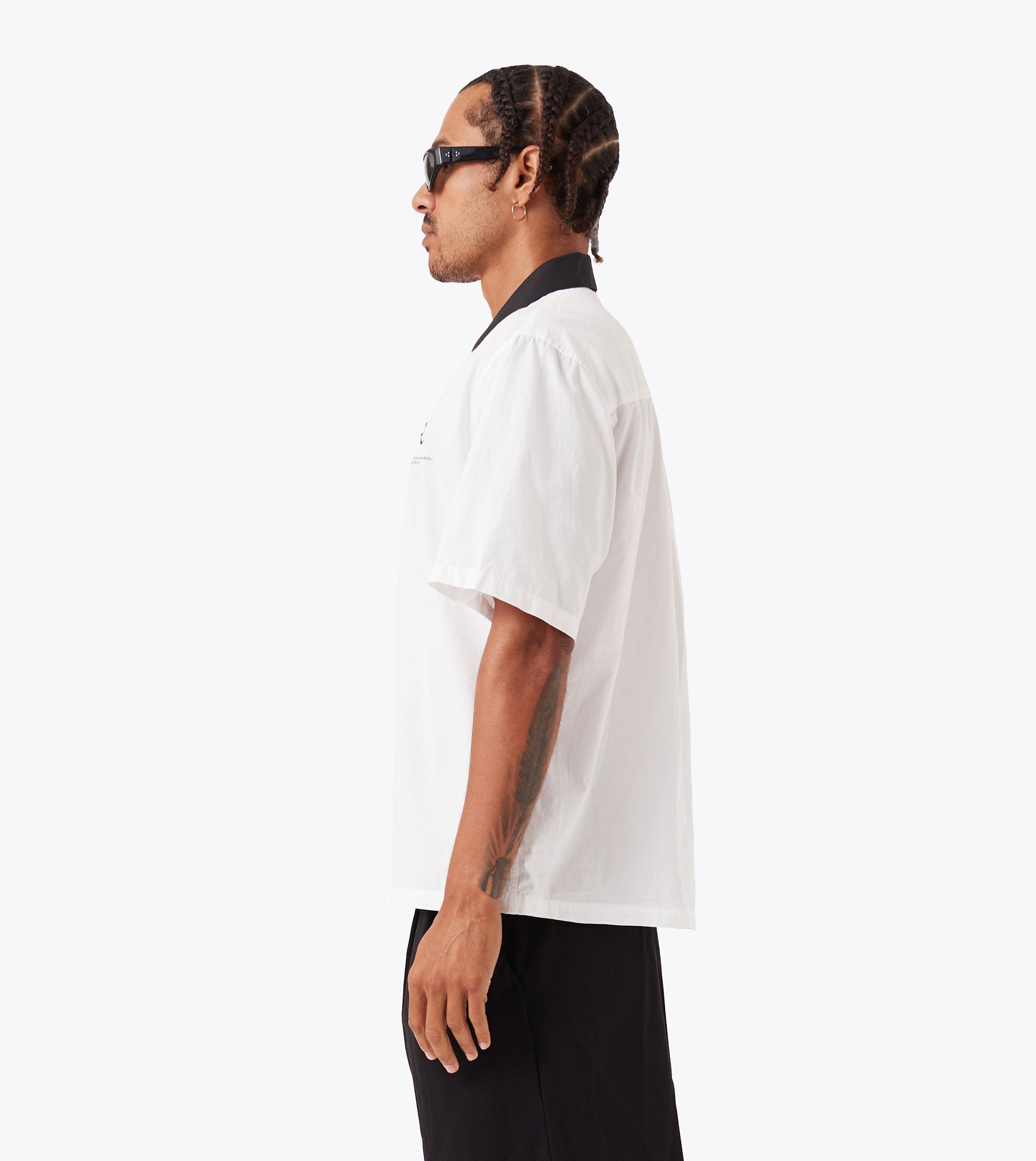 Design House SS Shirt White/Black