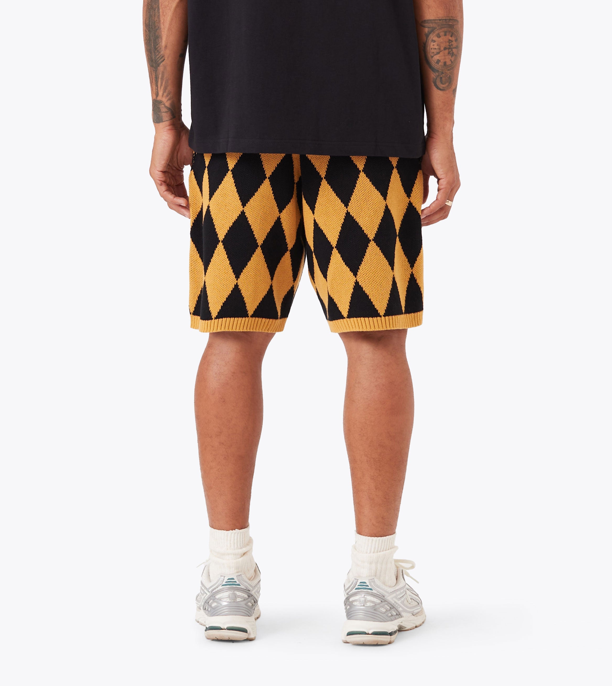 Diamond Knit Short Amber/Black