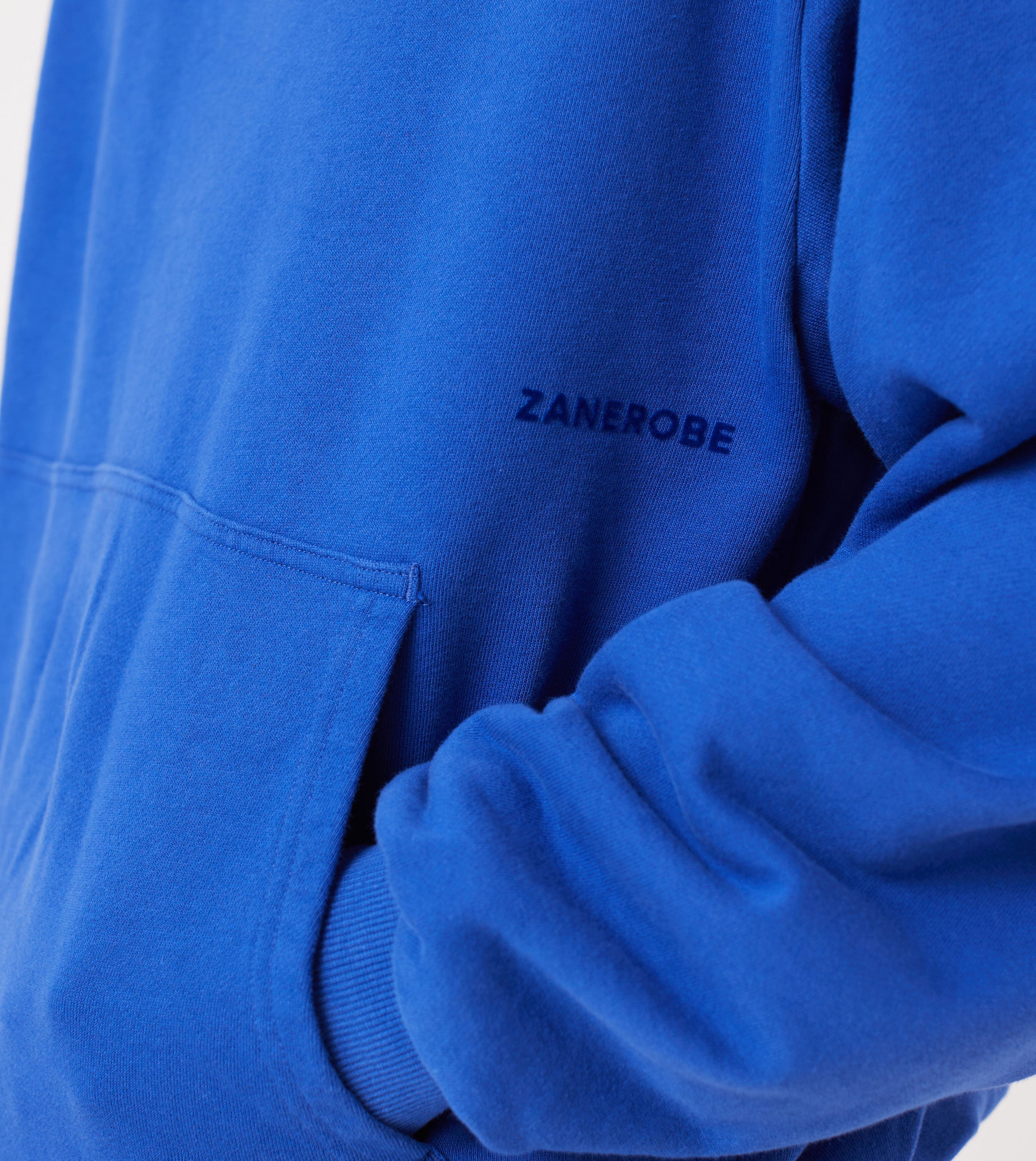Double Down Hood Cobalt Blue