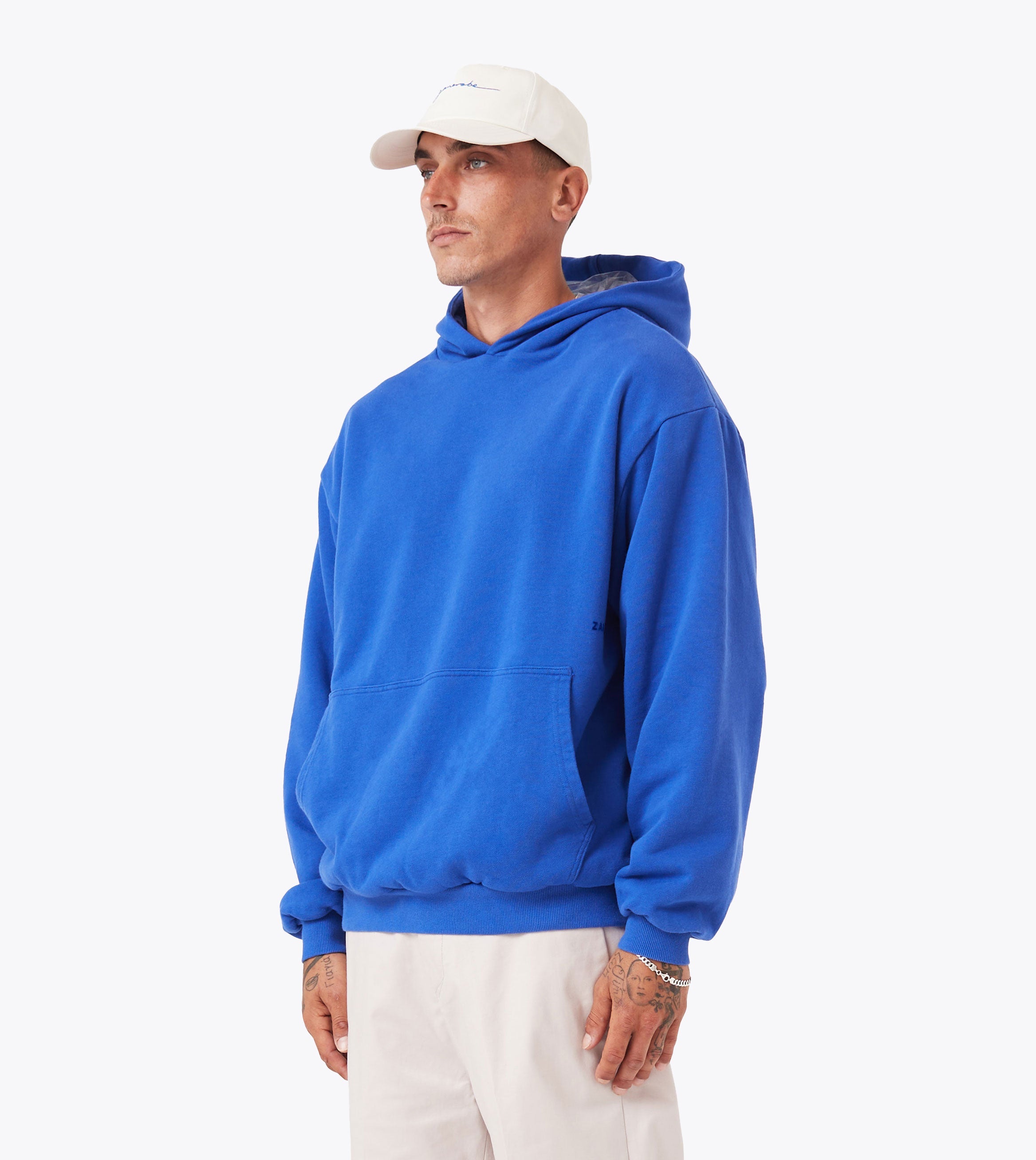 Double Down Hood Cobalt Blue