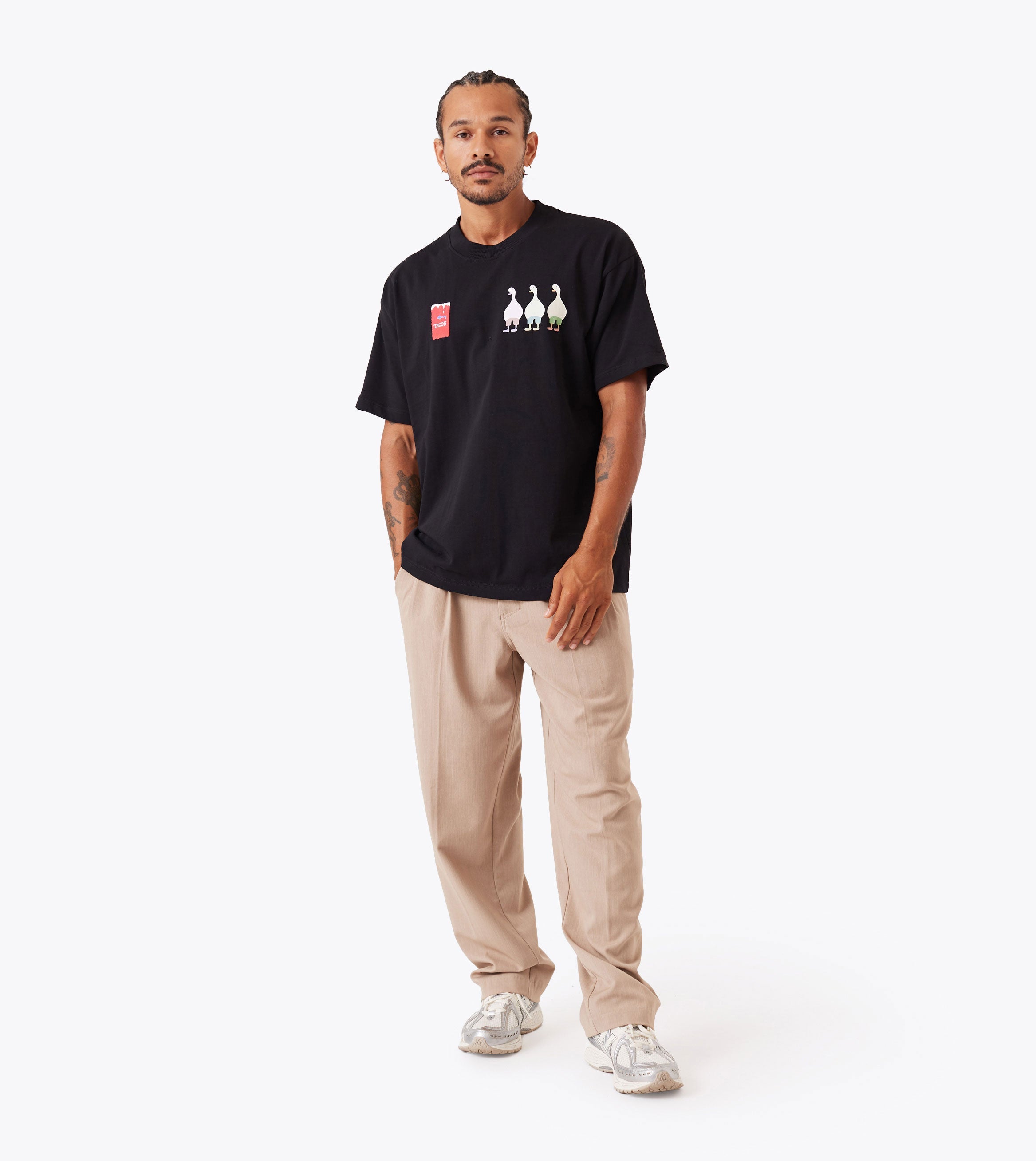 Ducks Box Tee Black