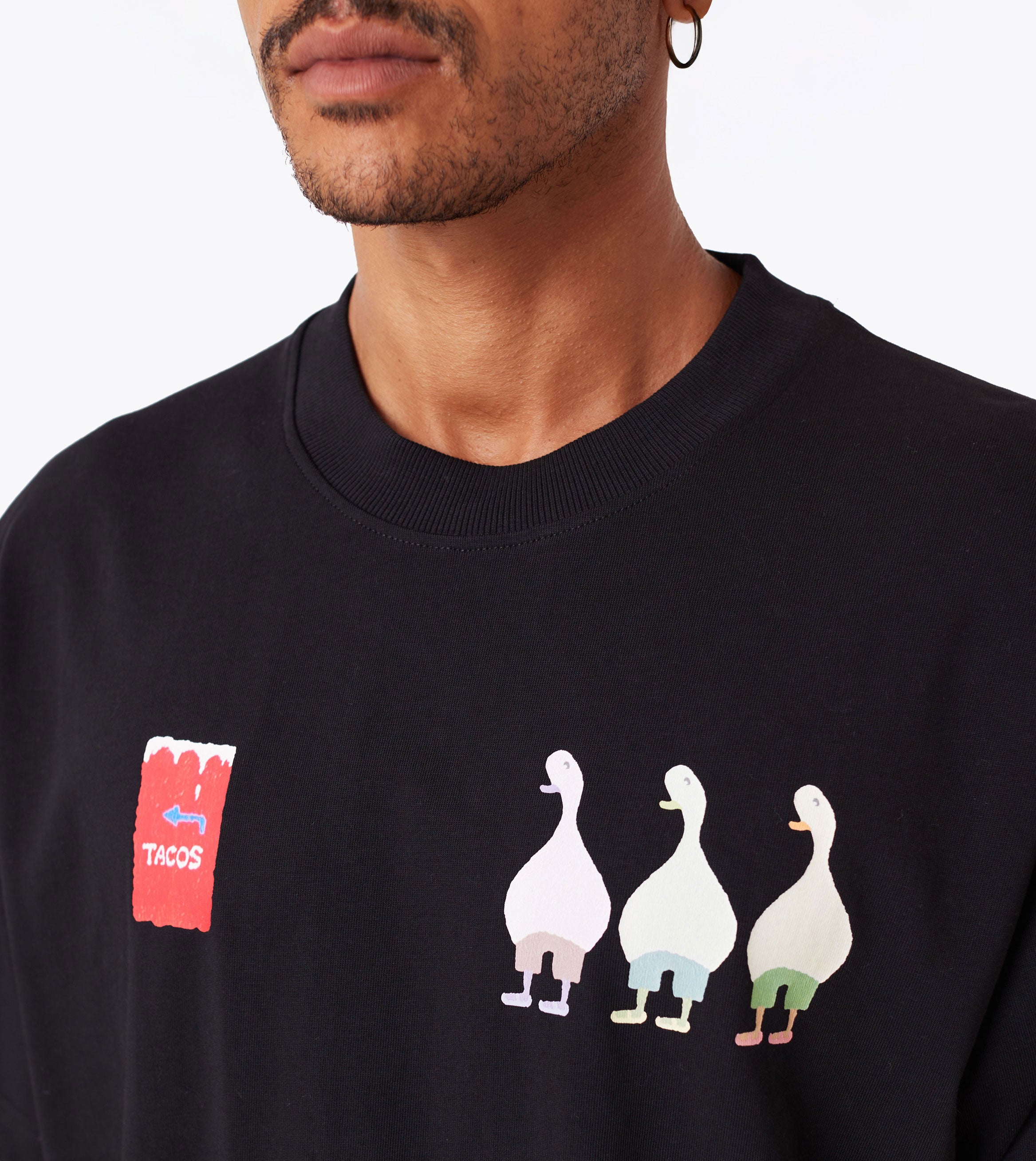 Ducks Box Tee Black