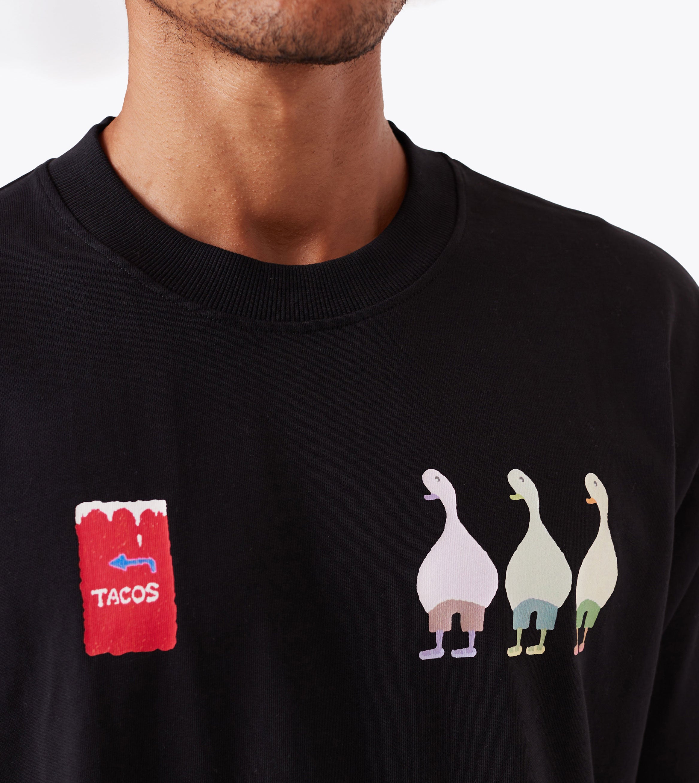 Ducks Box Tee Black