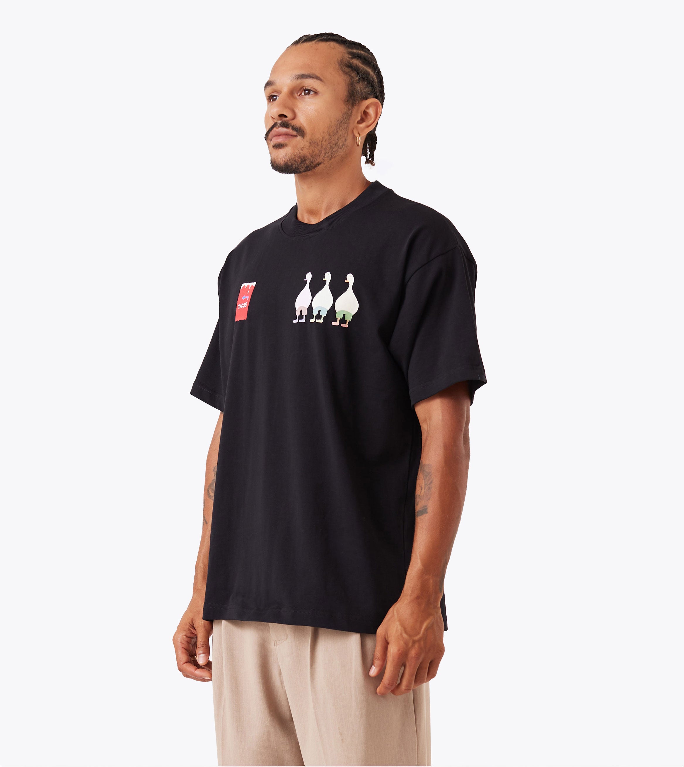 Ducks Box Tee Black