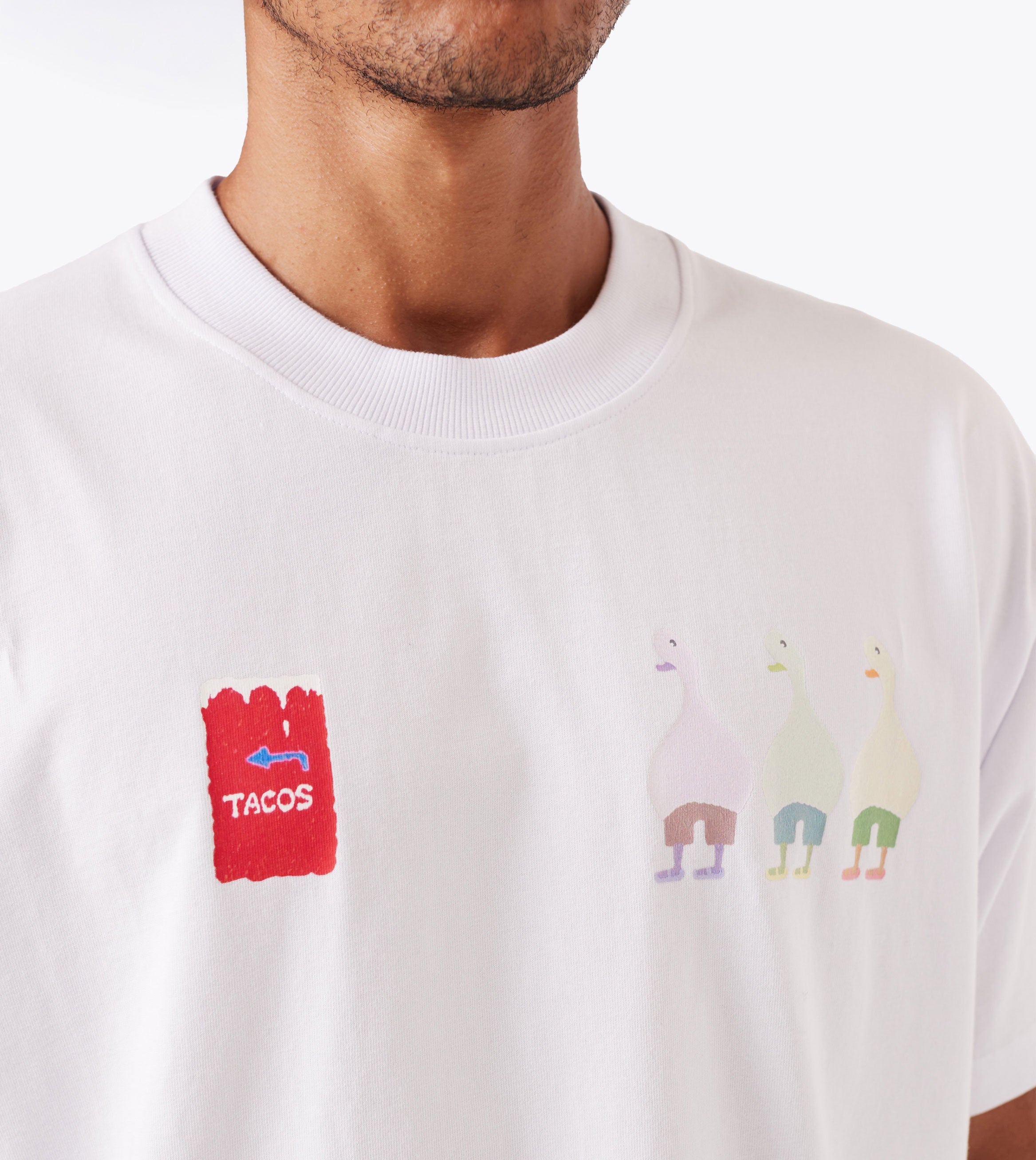 Ducks Box Tee White