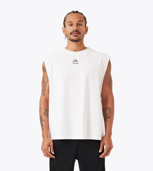 Emblem Muscle Vintage White