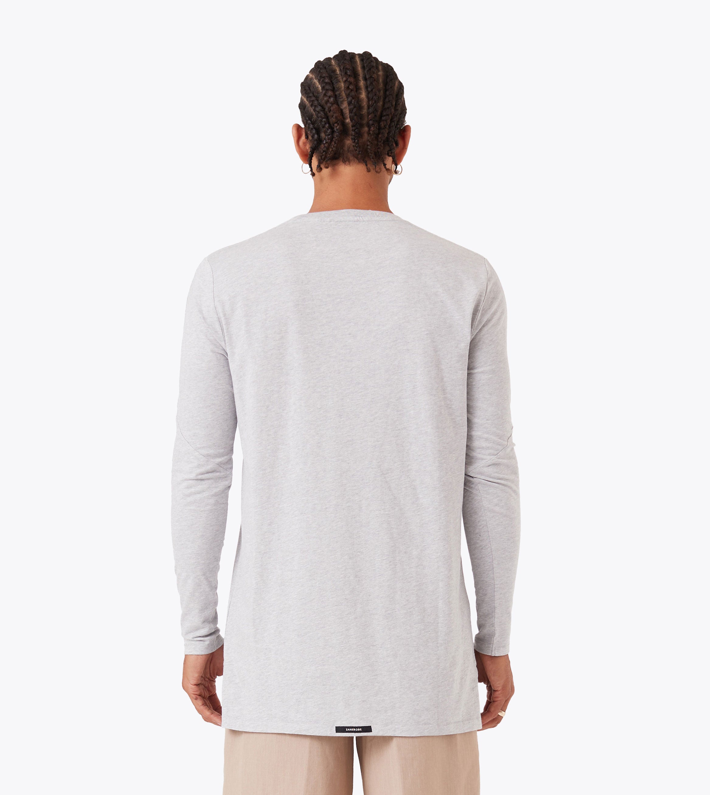 Flintlock LS Tee Grey Marle