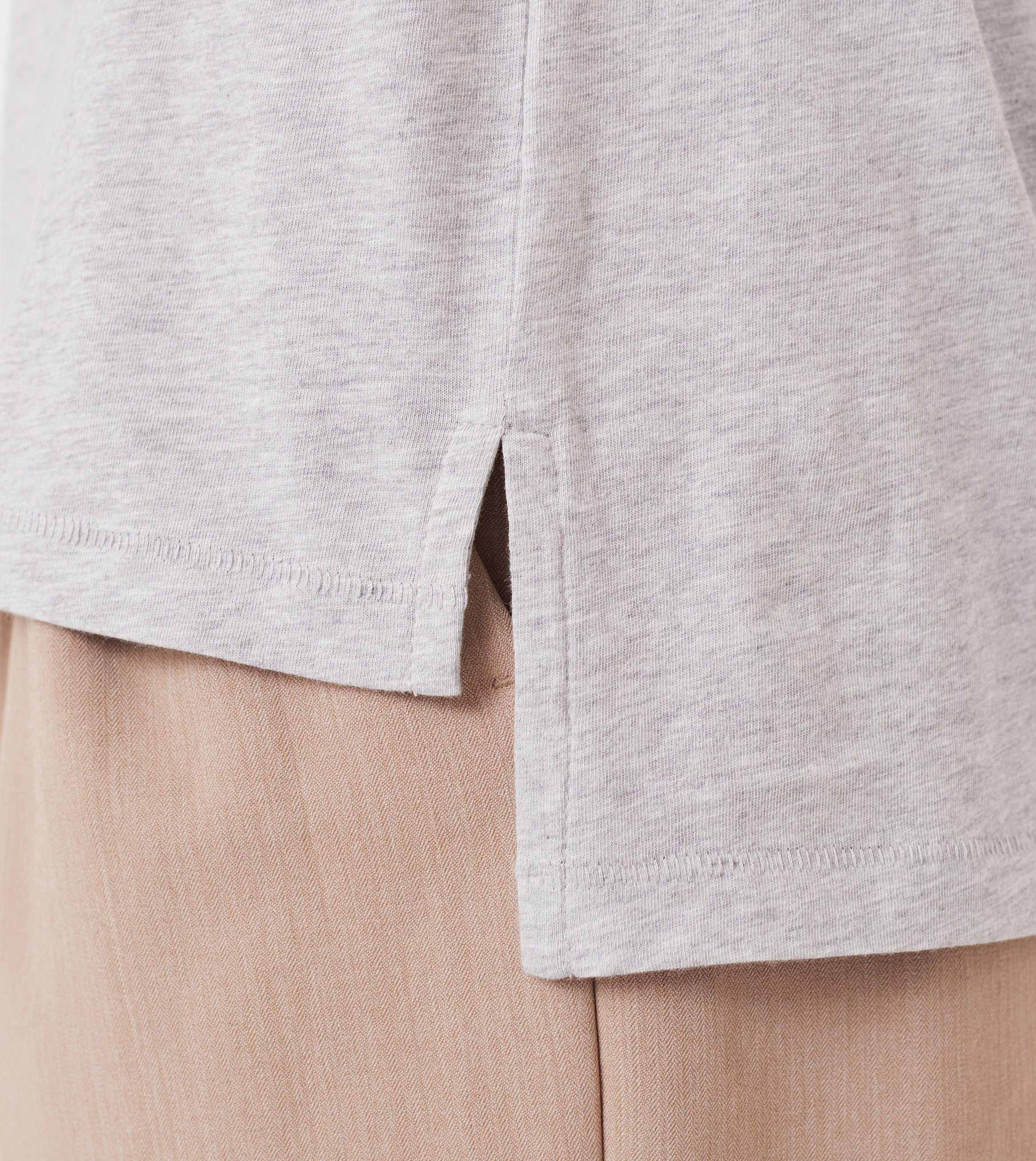 Flintlock LS Tee Grey Marle