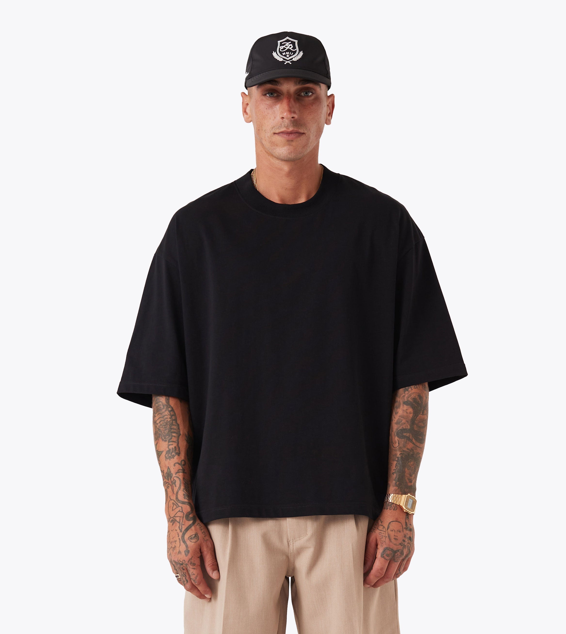 Flow Crop Tee Black