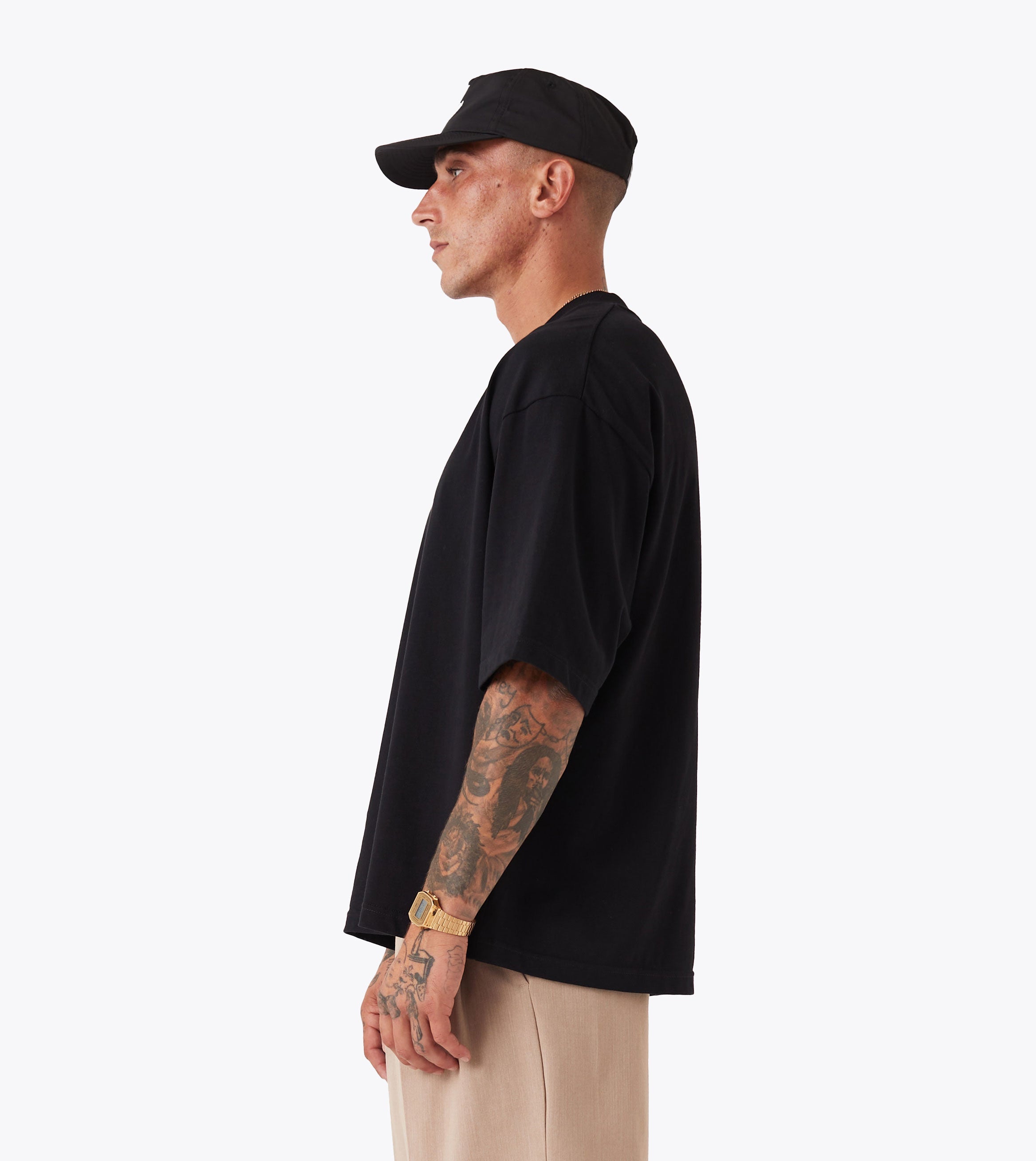 Flow Crop Tee Black