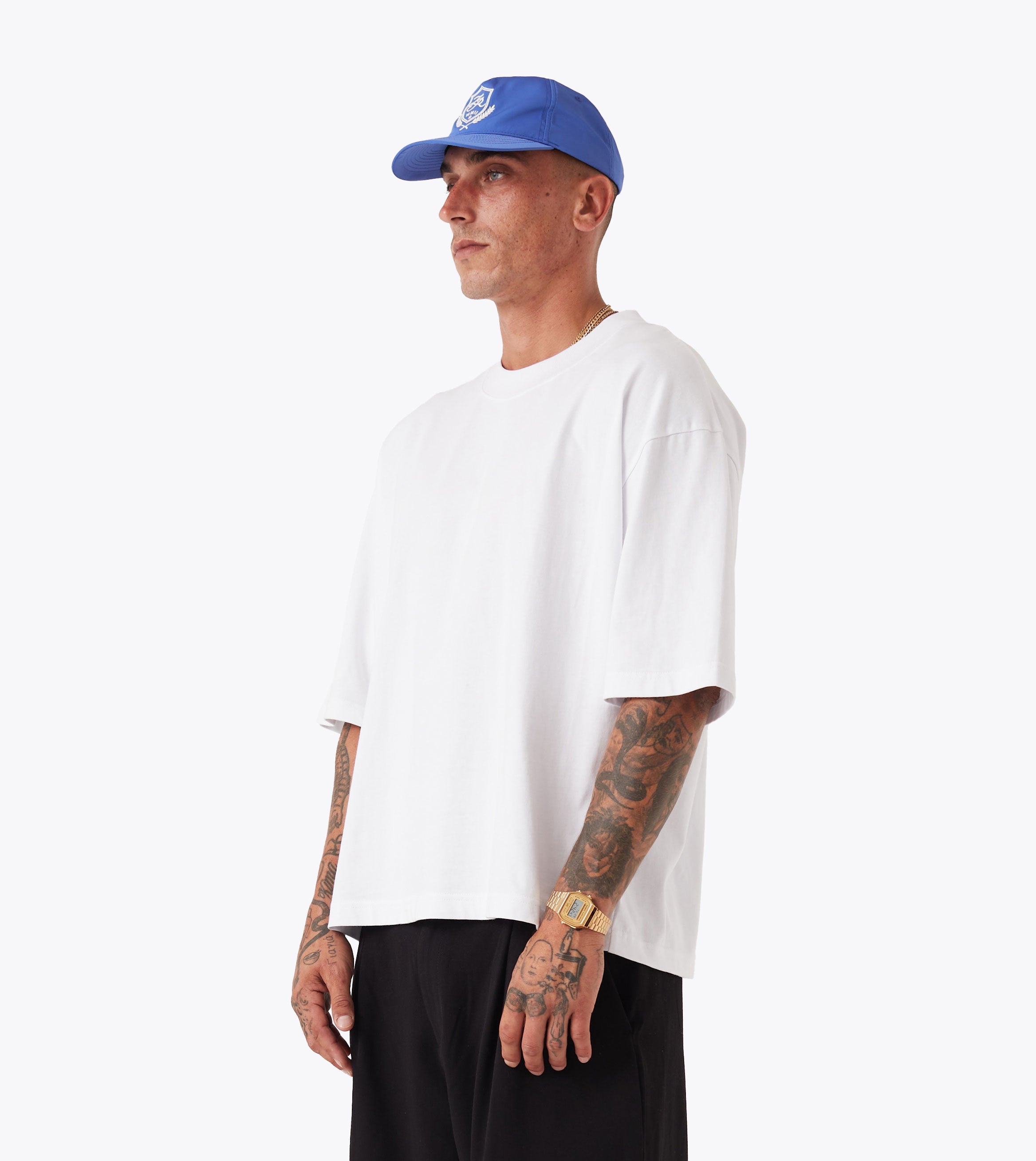 Flow Crop Tee White