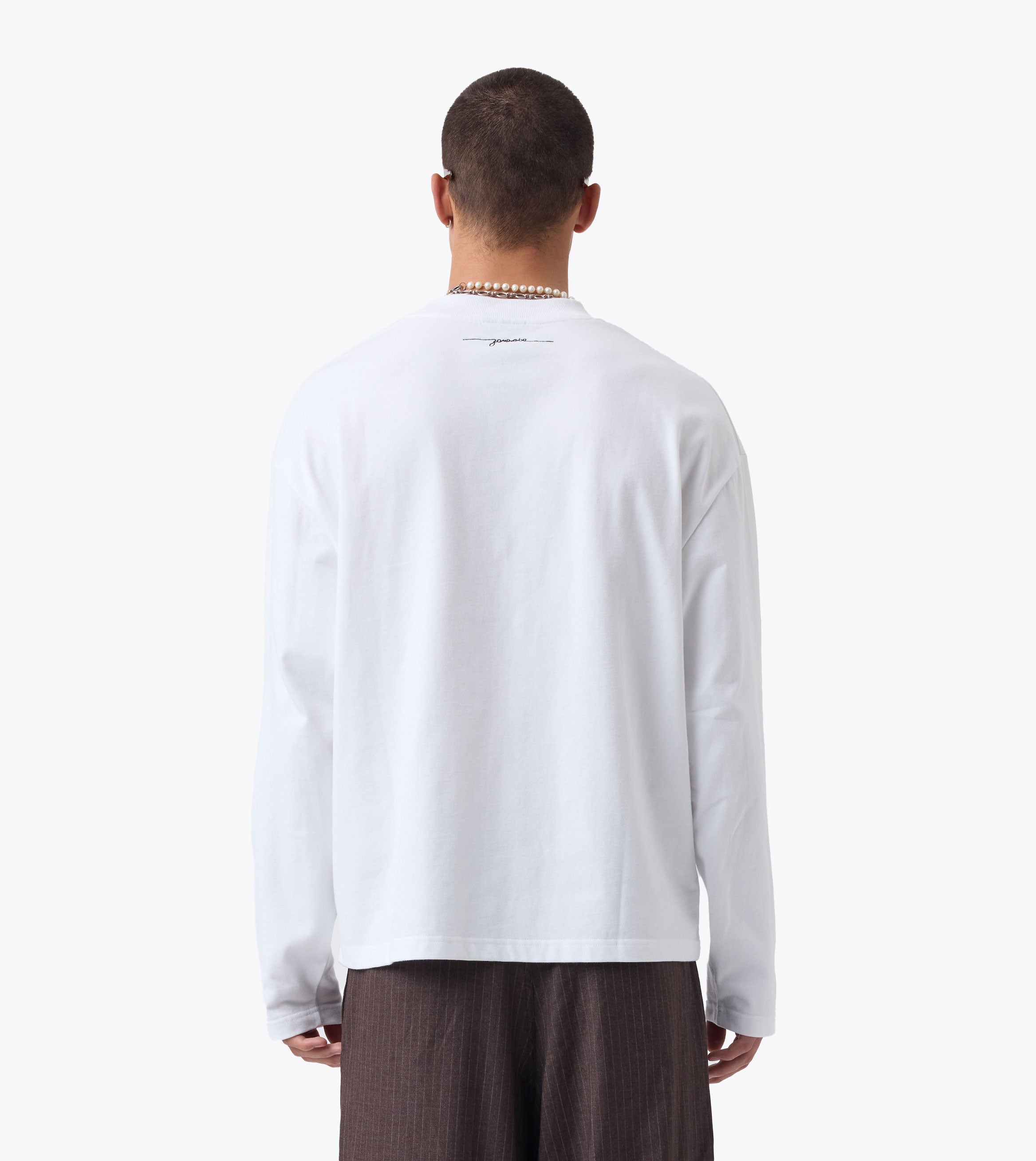 Flow LS Tee White