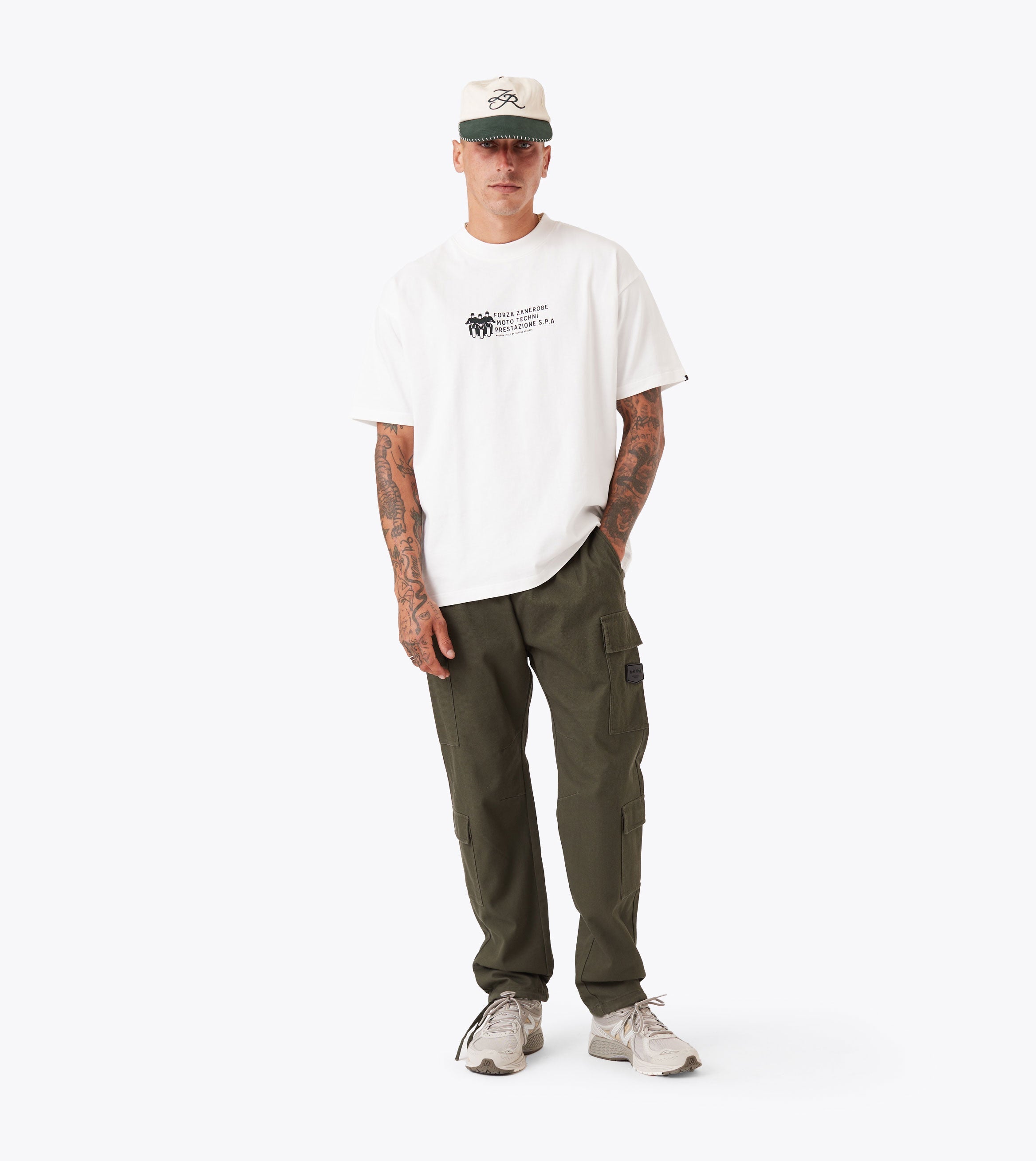 Forza Box Tee Vintage White