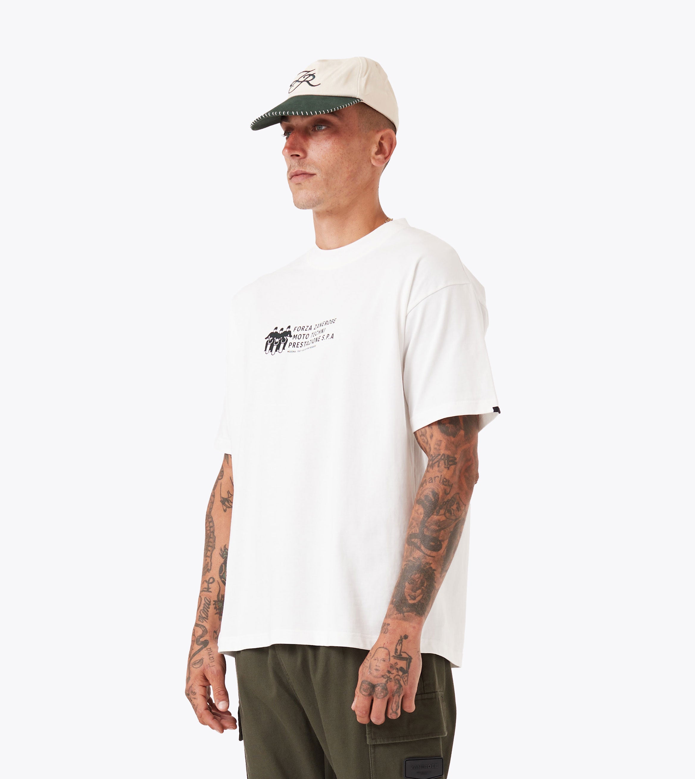 Forza Box Tee Vintage White