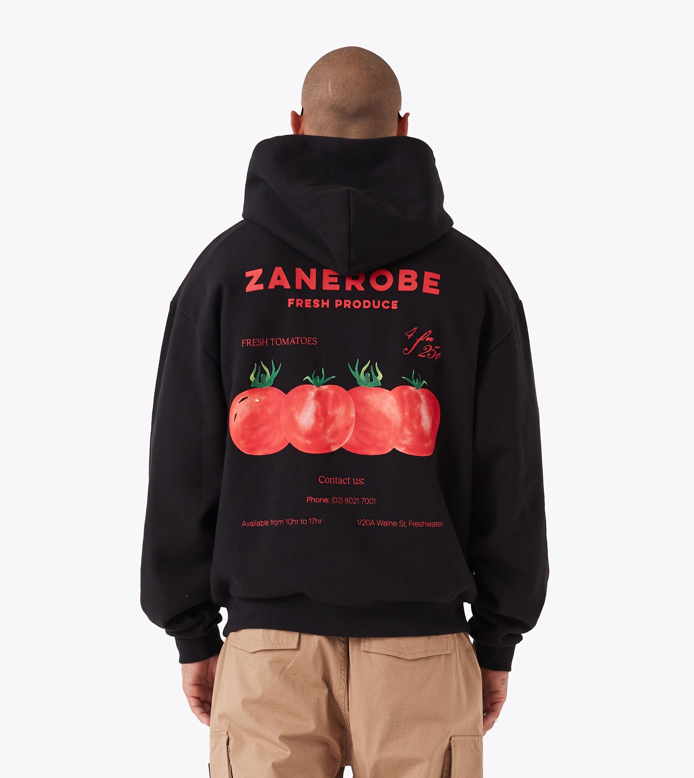 Fresh Produce Box Hood Black