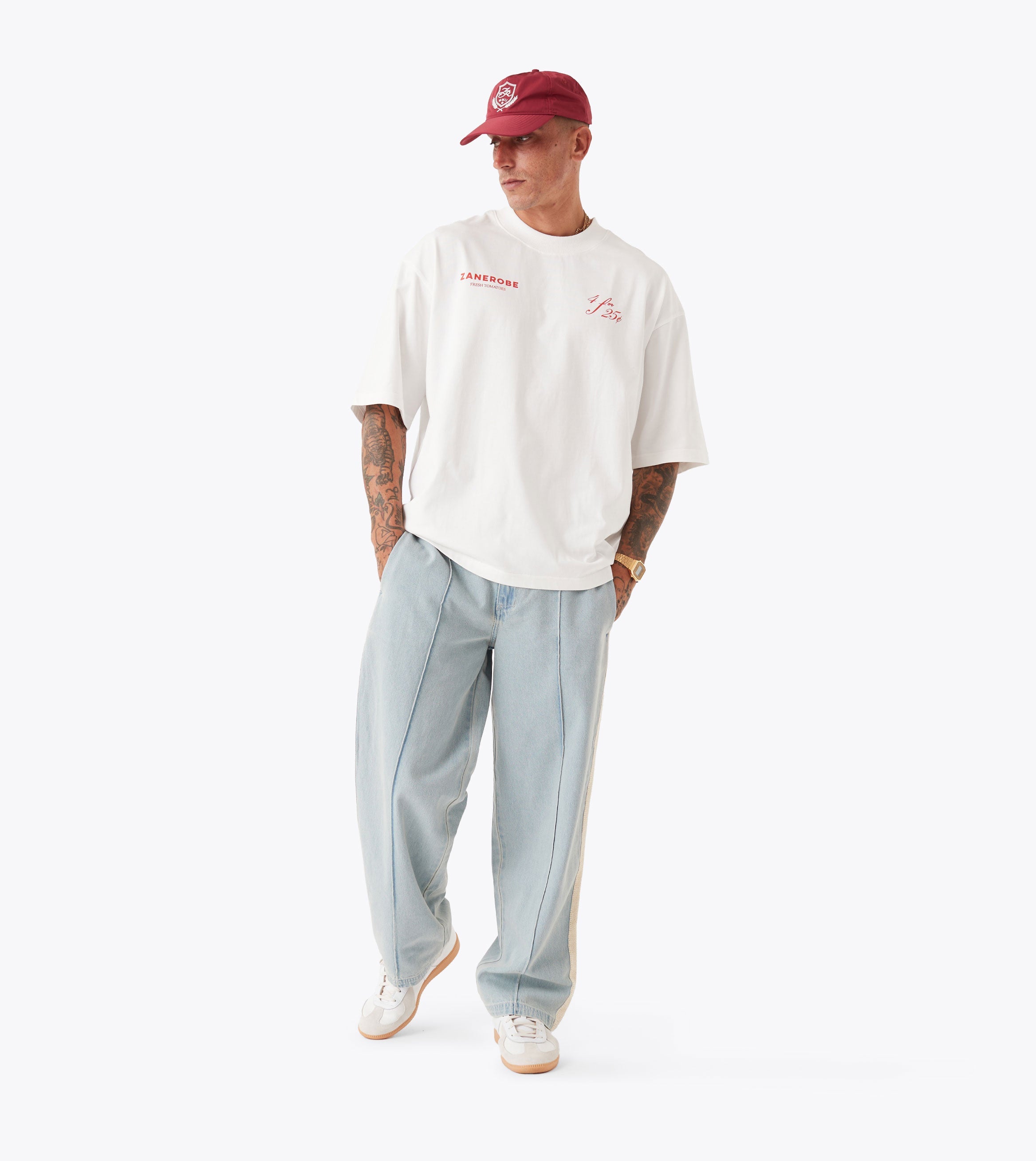 Fresh Produce Flow Tee Vintage White