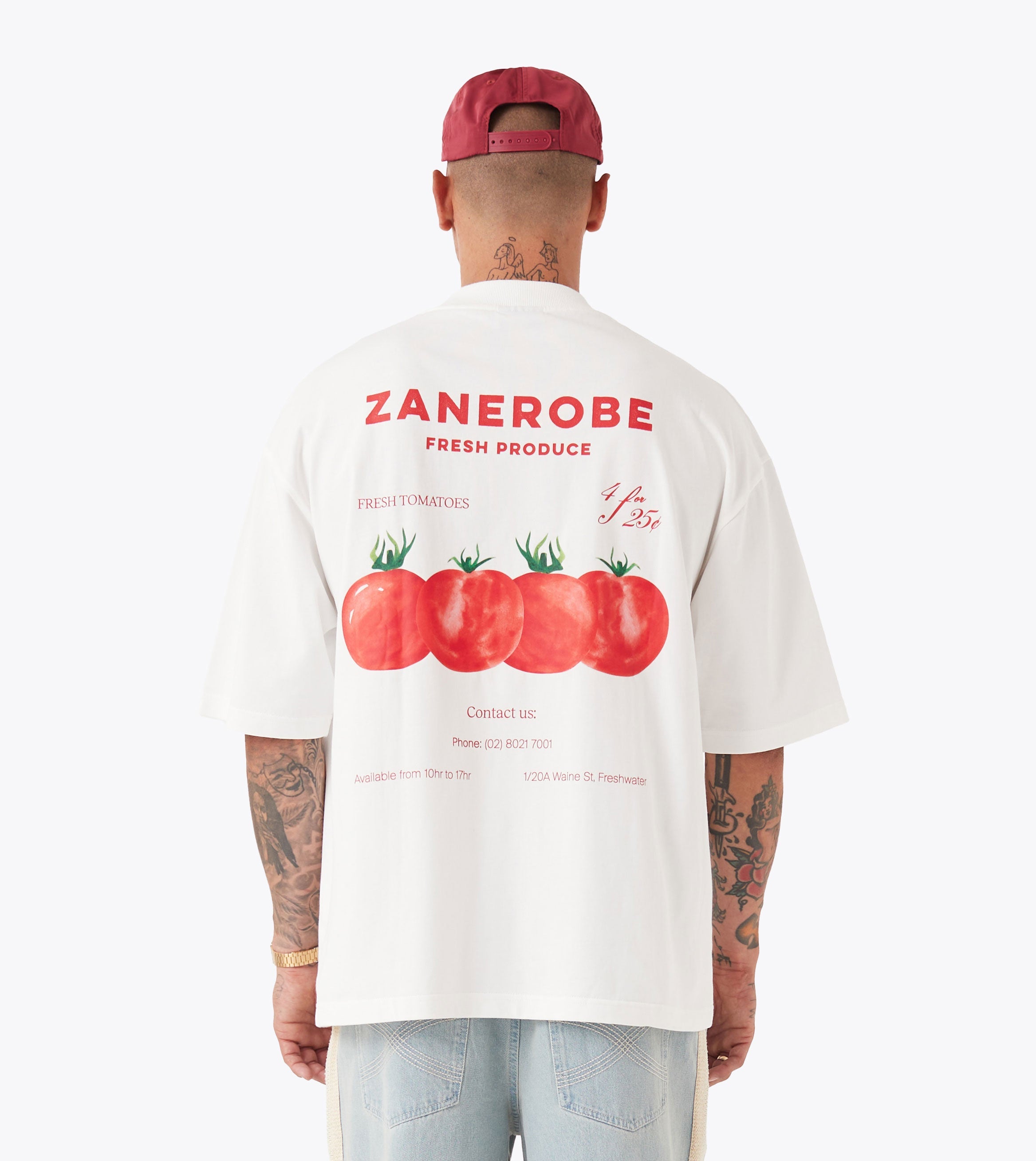 Fresh Produce Flow Tee Vintage White