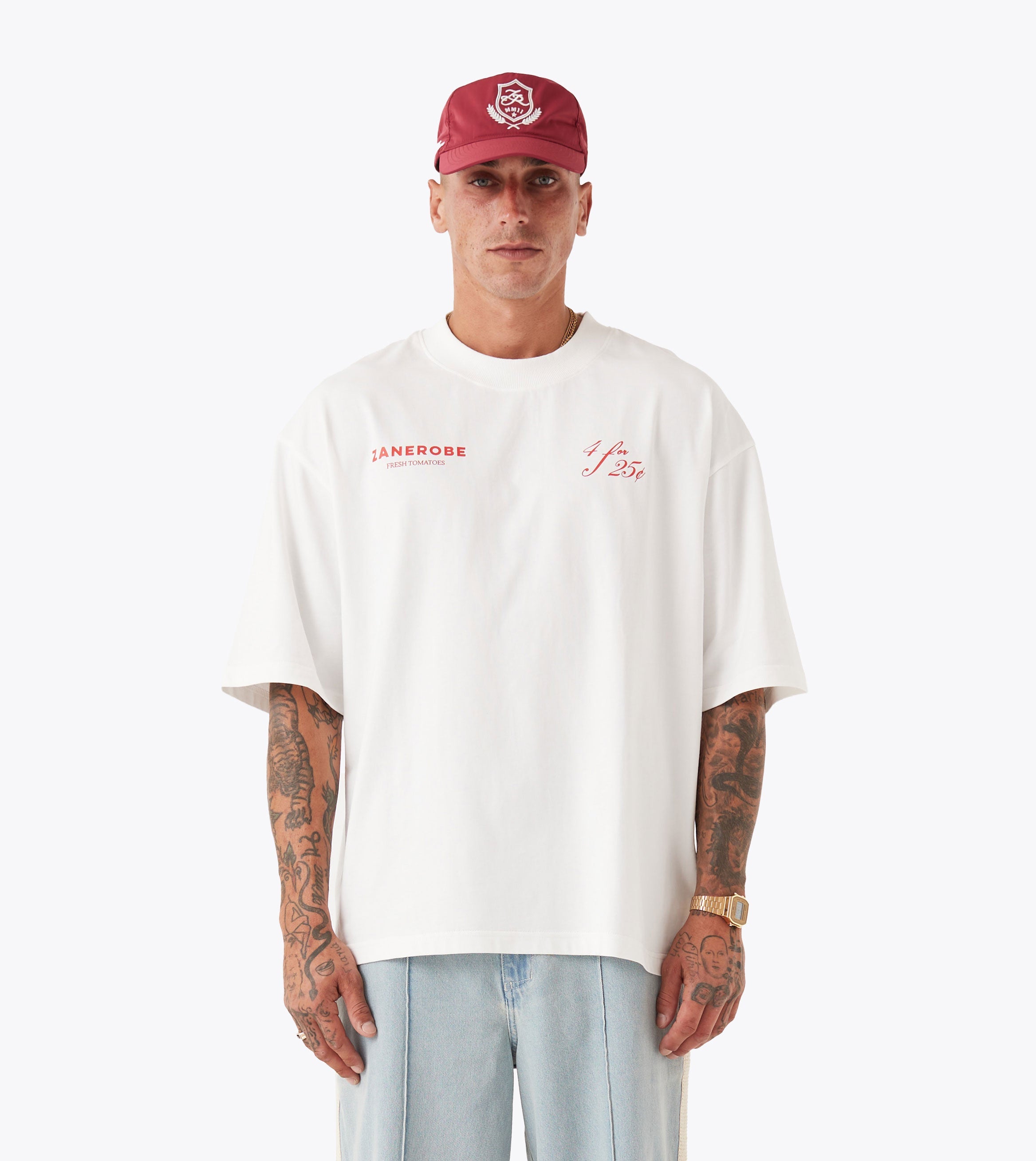 Fresh Produce Flow Tee Vintage White