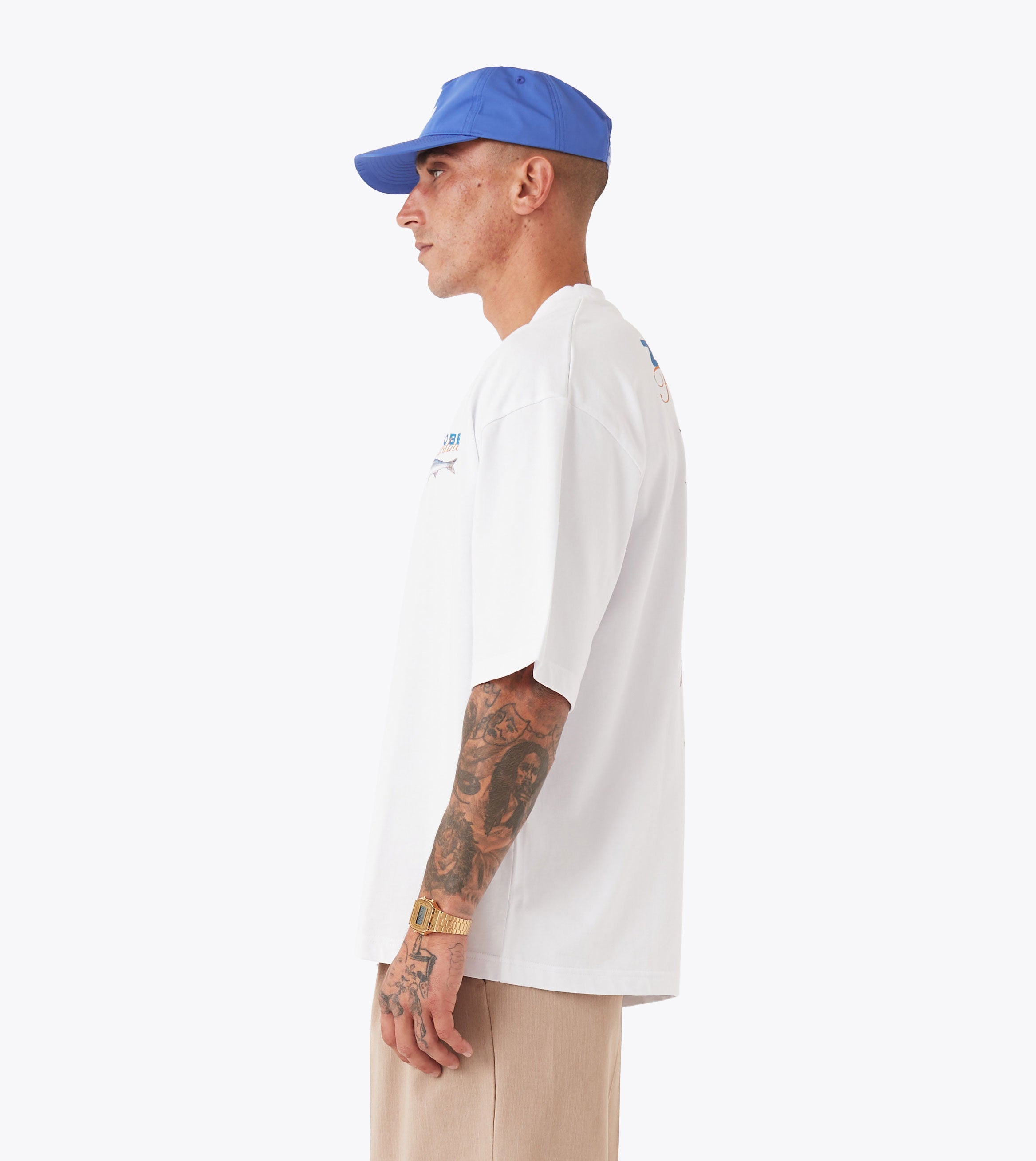 Fresh Sardines Flow Tee White