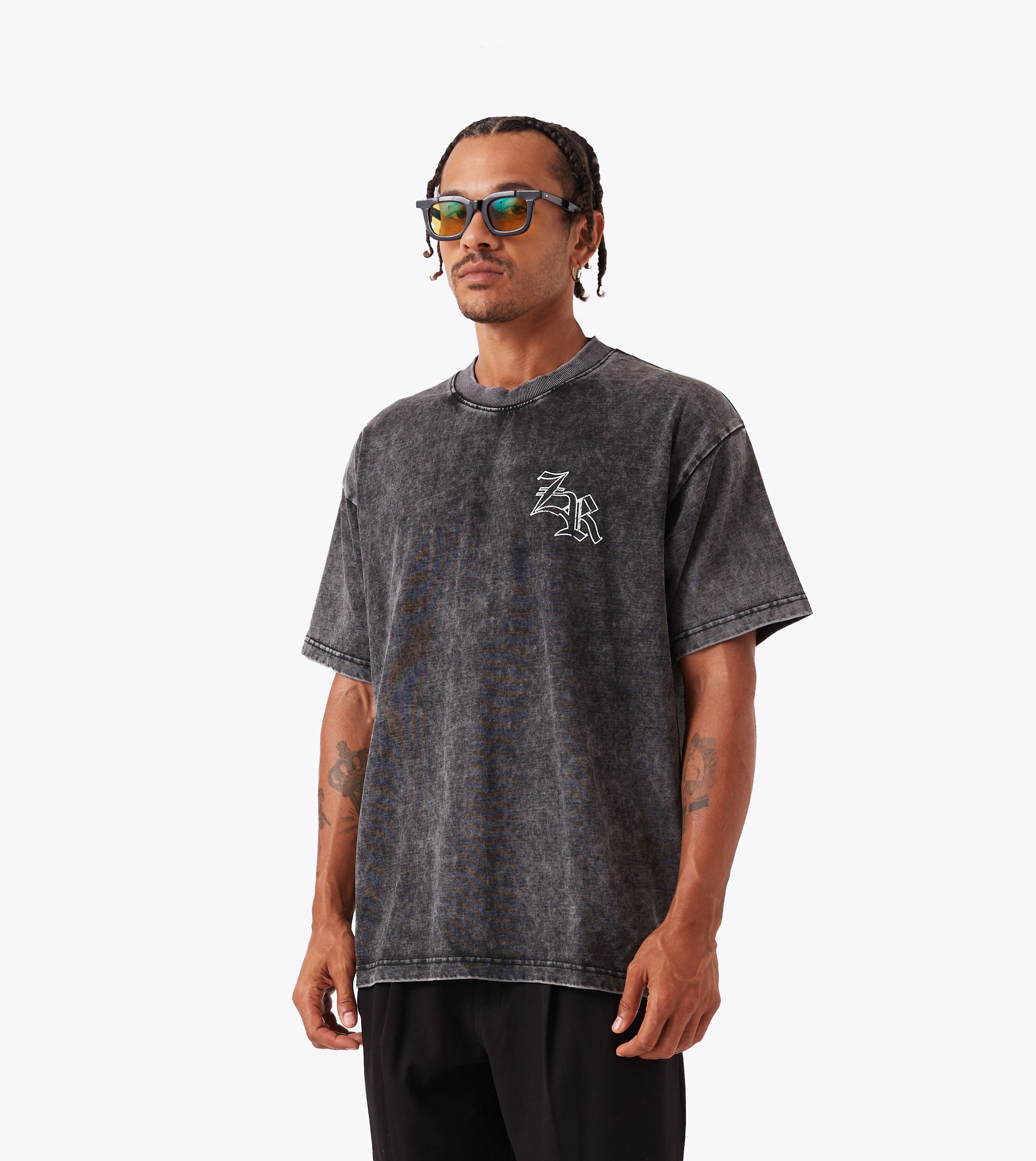 Gothic Box Tee GD Ash Grey