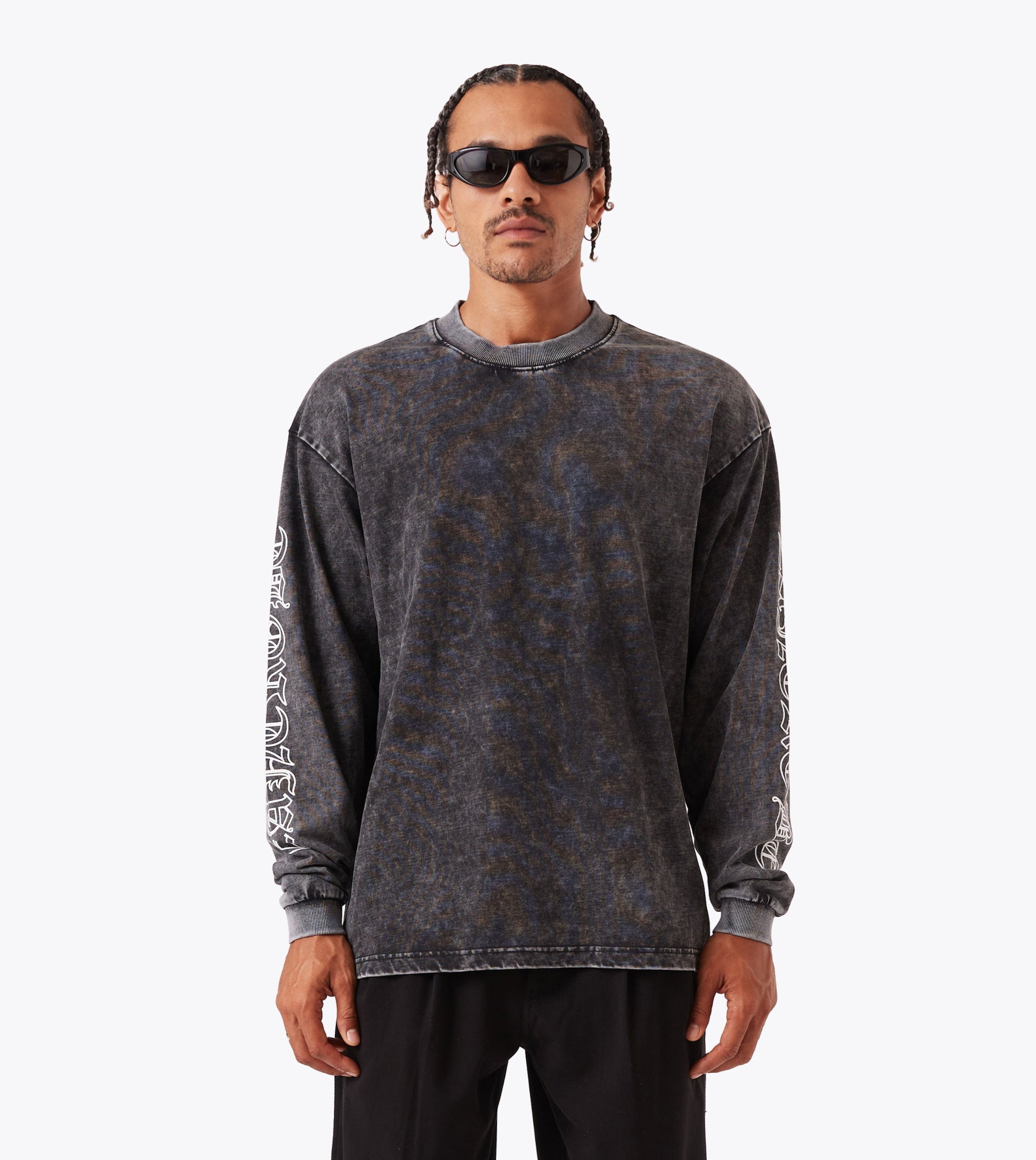 Gothic Box ++ LS Tee GD Ash Grey