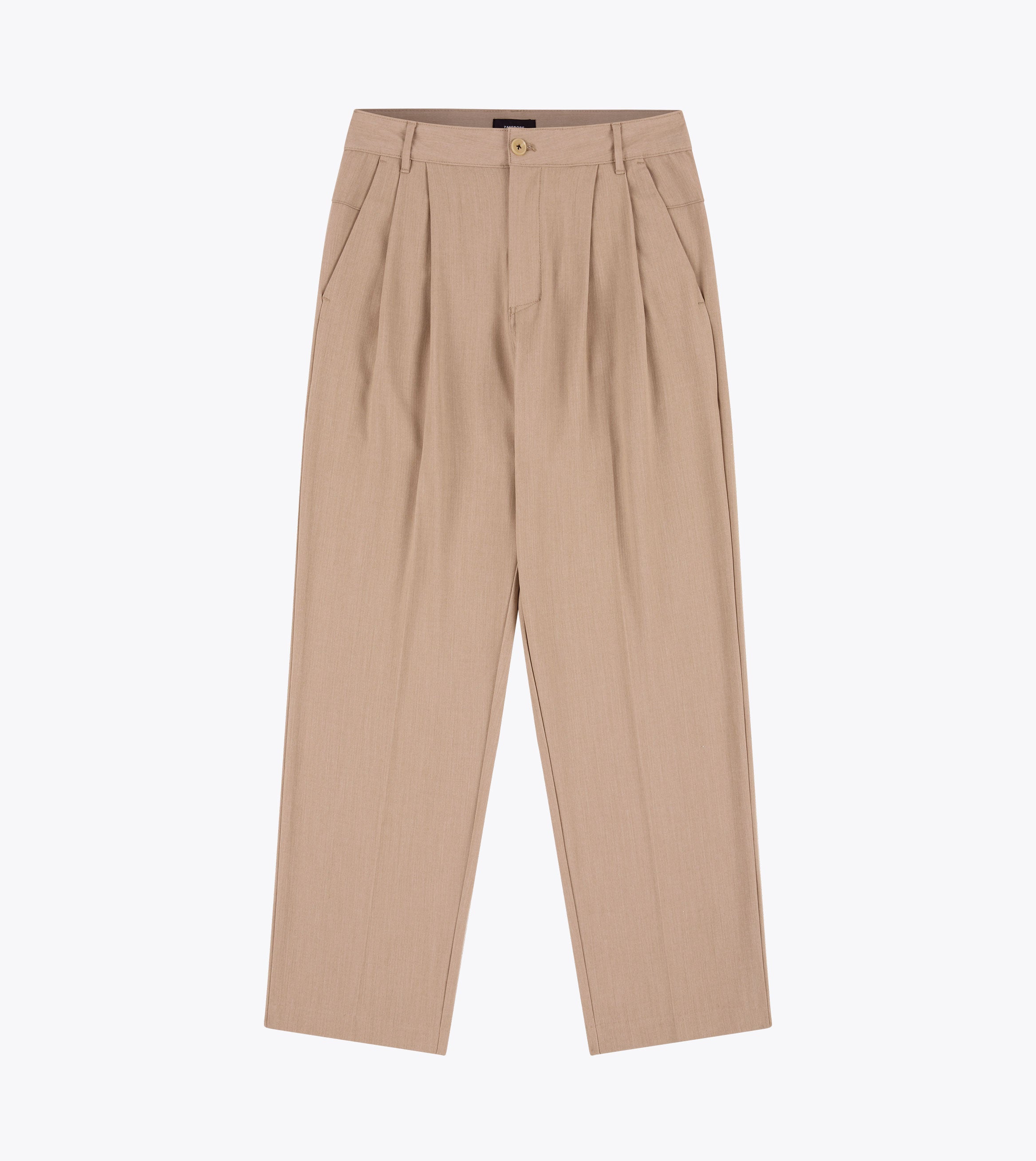 Herringbone Flow Pant Beige