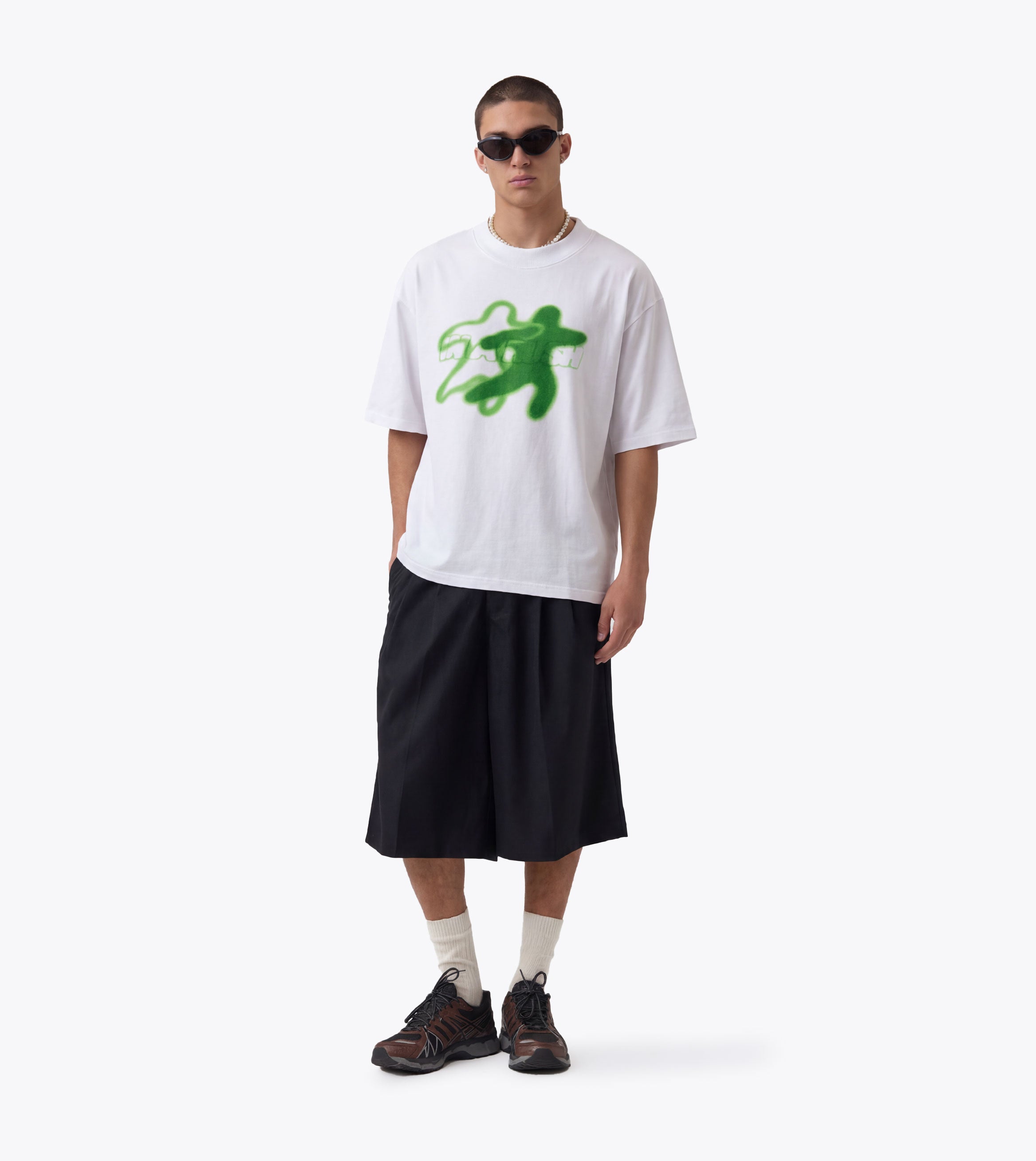 In A Rush Flow Tee White