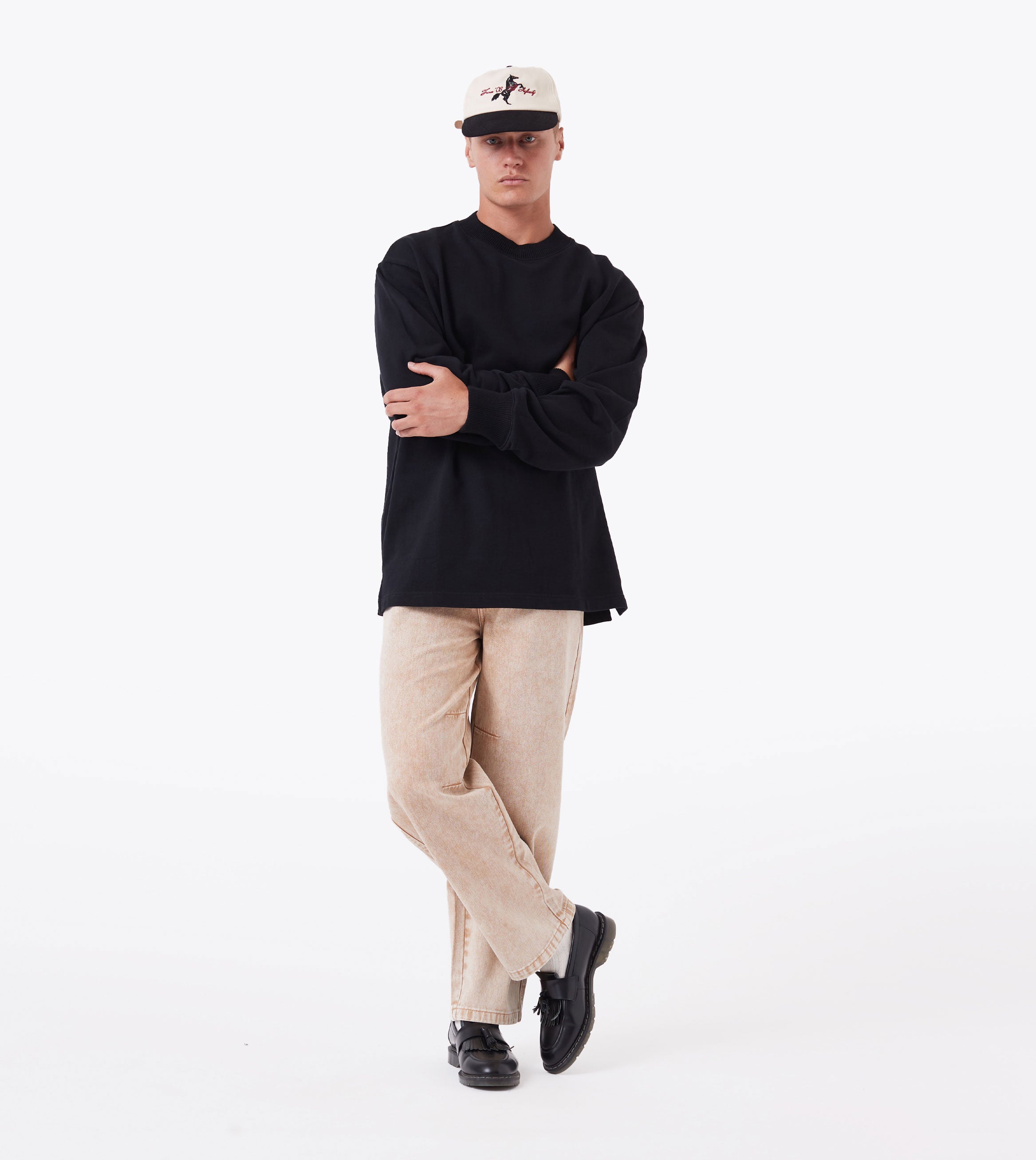 Steed Cap Vintage White/Black