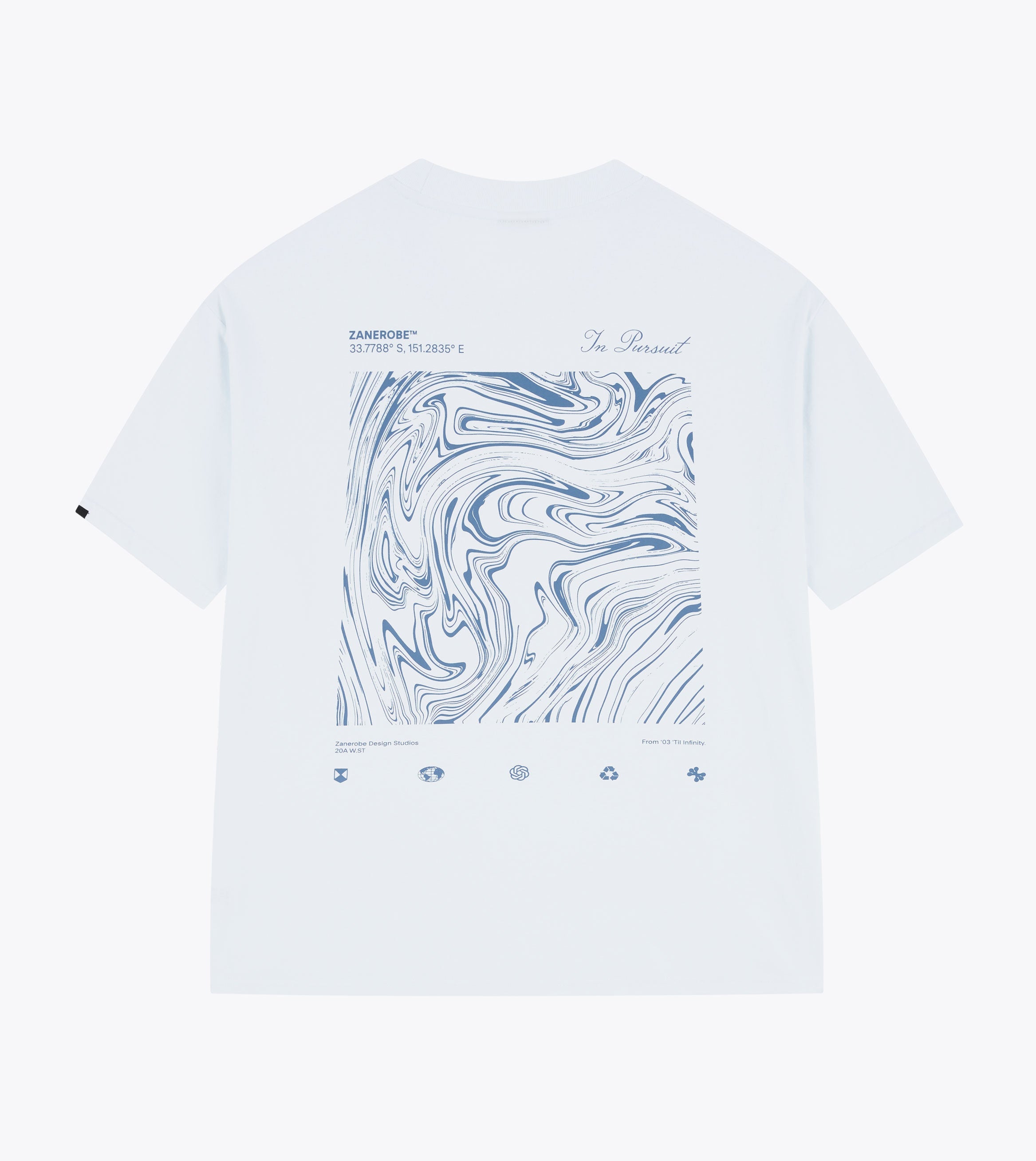Levels Box Tee White