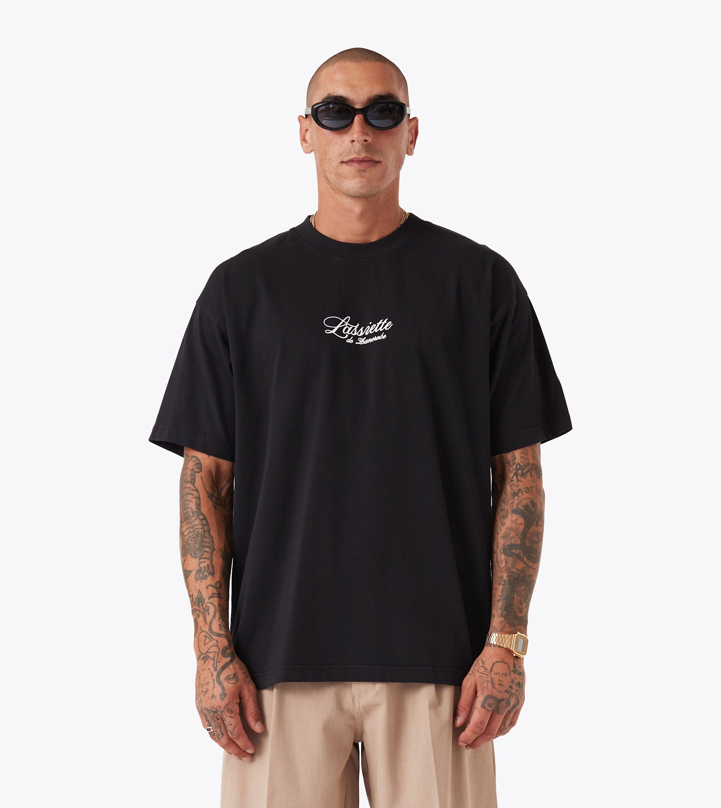 Lobster Box Tee GD Black
